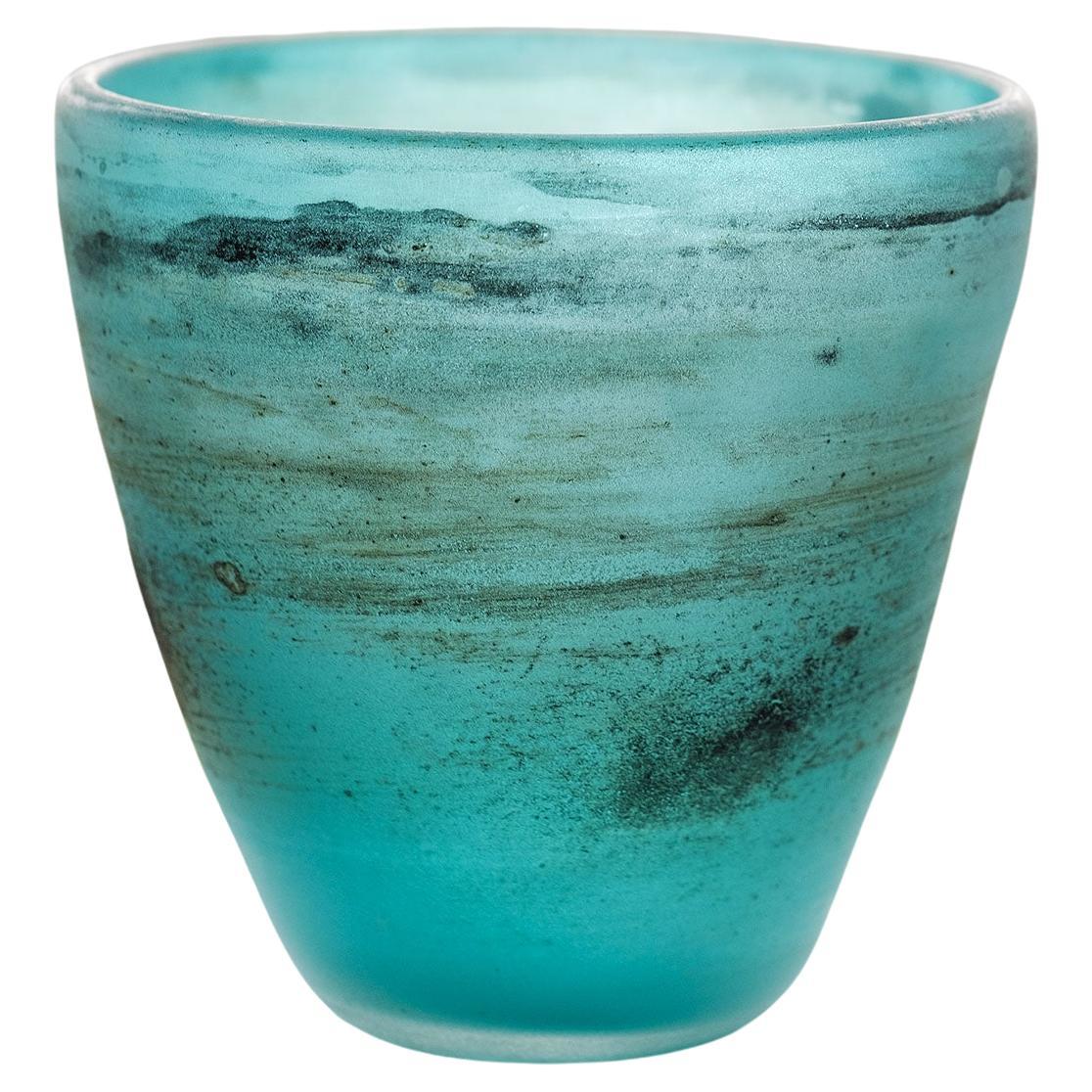 Murano Glass Scavo Vase from Cenedese Vetri, Italy