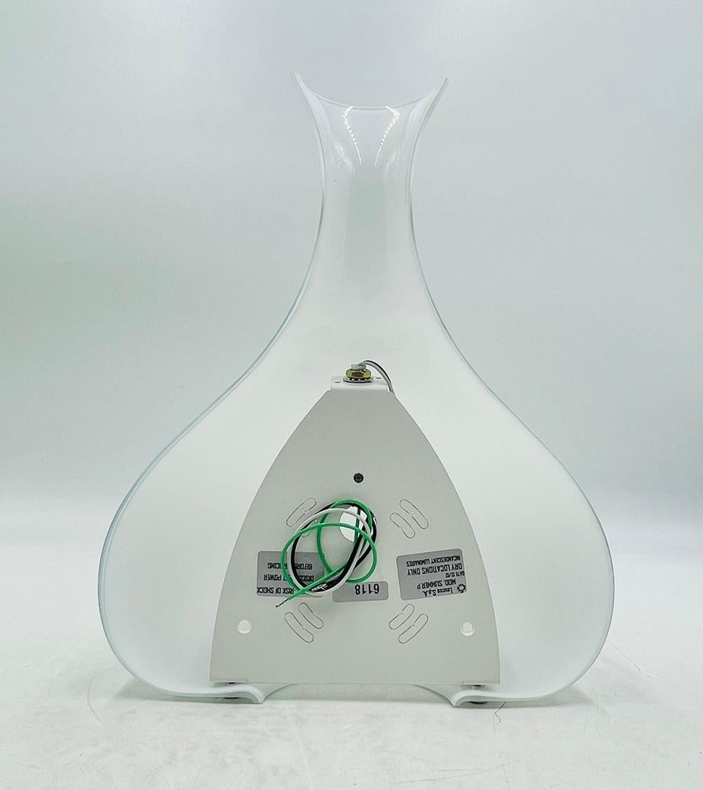 Applique en verre de Murano d'Eva Zeisel pour Leucos, neuve dans sa boîte en vente 2