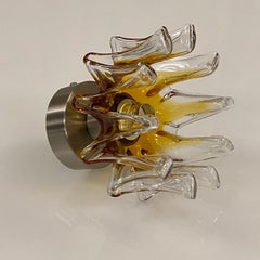 Wandleuchte oder Deckenleuchte aus Murano-Glas von Effetre Illuminazione, Italien, 1970er Jahre