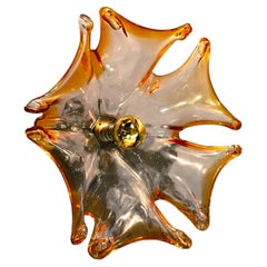 Murano Glass Sconce or Flush mount Light from Effetre Illuminazione, Italy 1970s