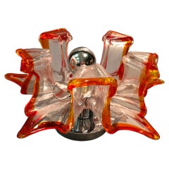 Murano Glass Sconce or Flush mount Light from Effetre Illuminazione, Italy 1970s