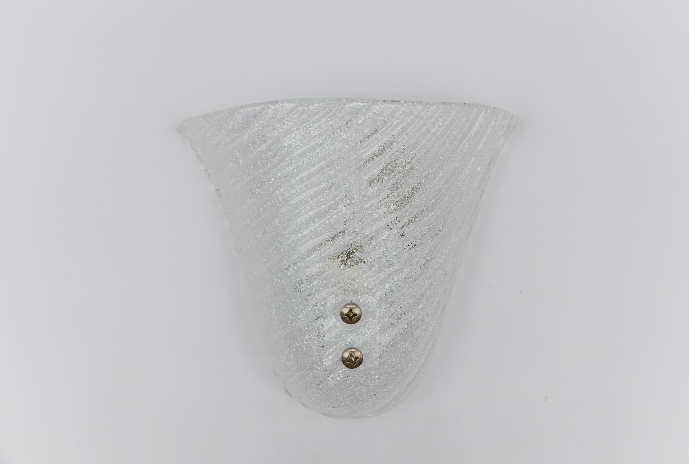 Murano Glass Sconce or Wall Lamp, 1960s Italy In Good Condition For Sale In Nürnberg, Bayern
