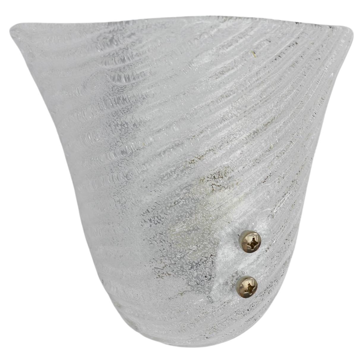 Wandleuchte aus Murano-Glas, 1960er Jahre Italien