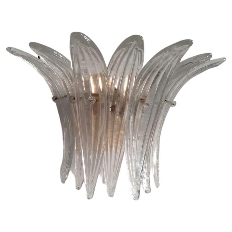 Murano Glass Sconce Wall Light  For Sale