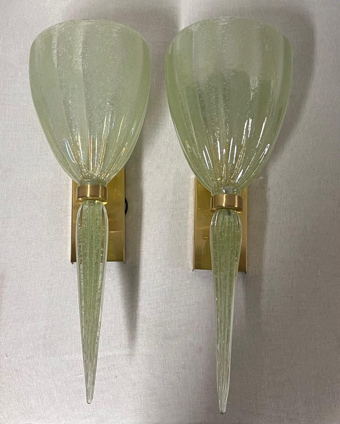 Vetro di Murano Applique in vetro di Murano di Alberto Dona in vendita