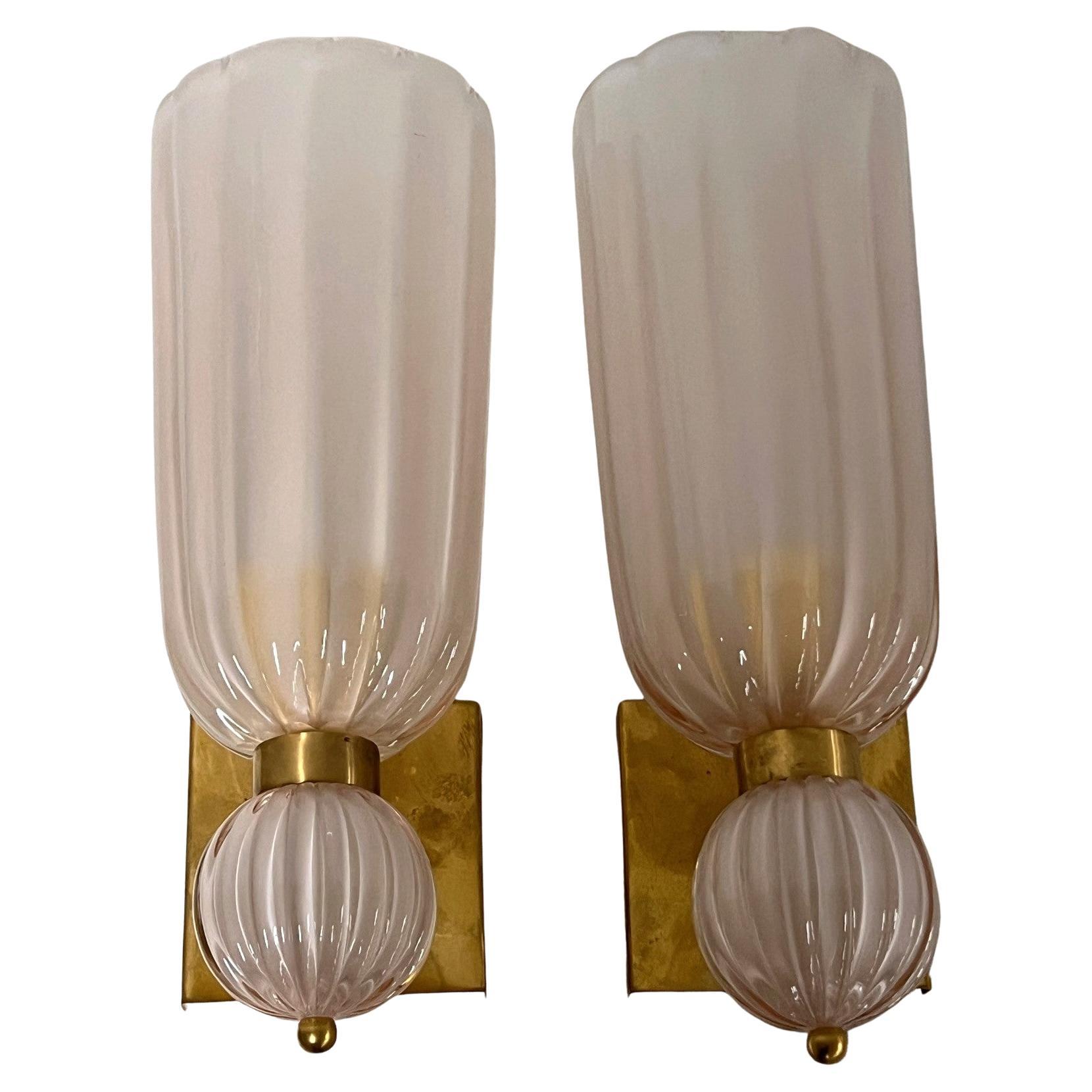 Applique in vetro di Murano di Alberto Dona