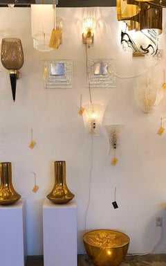 Murano Glass Sconces by Mazzega - a pair