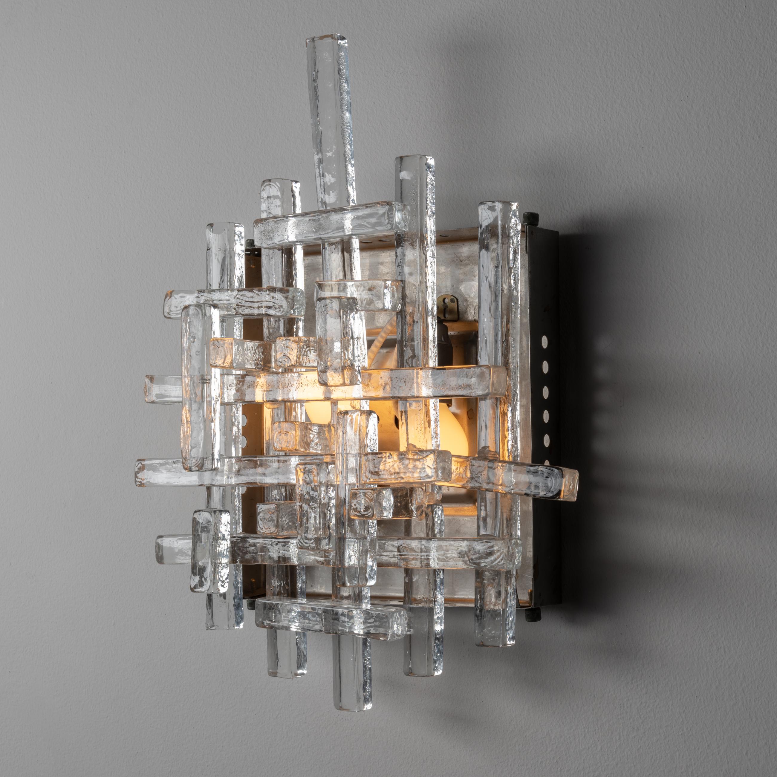 Mid-Century Modern Murano Glass Sconces by Poliarte