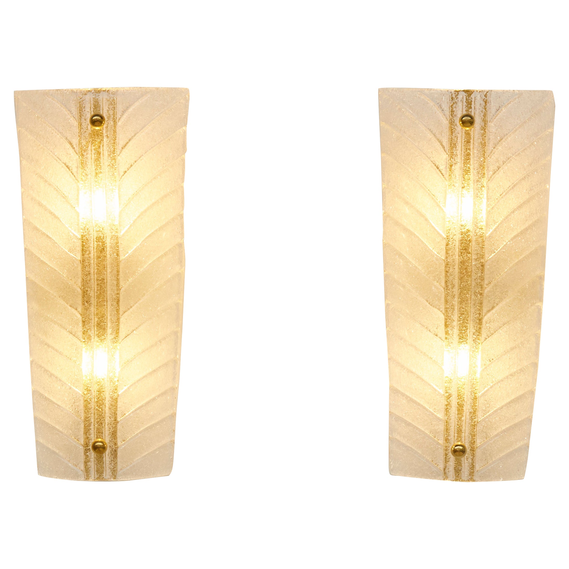 Appliques en verre de Murano par Studio Glustin