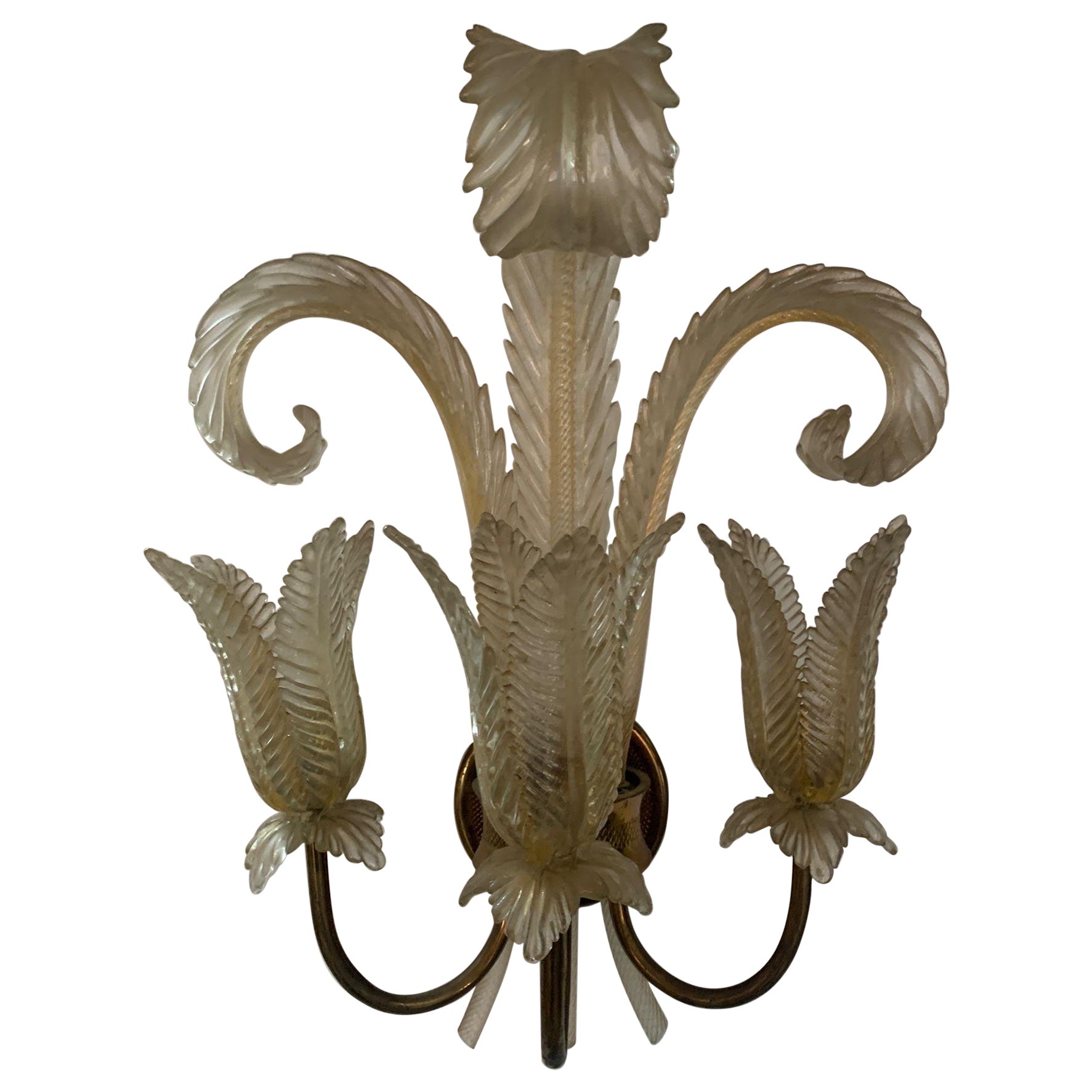 Applique in vetro di Murano