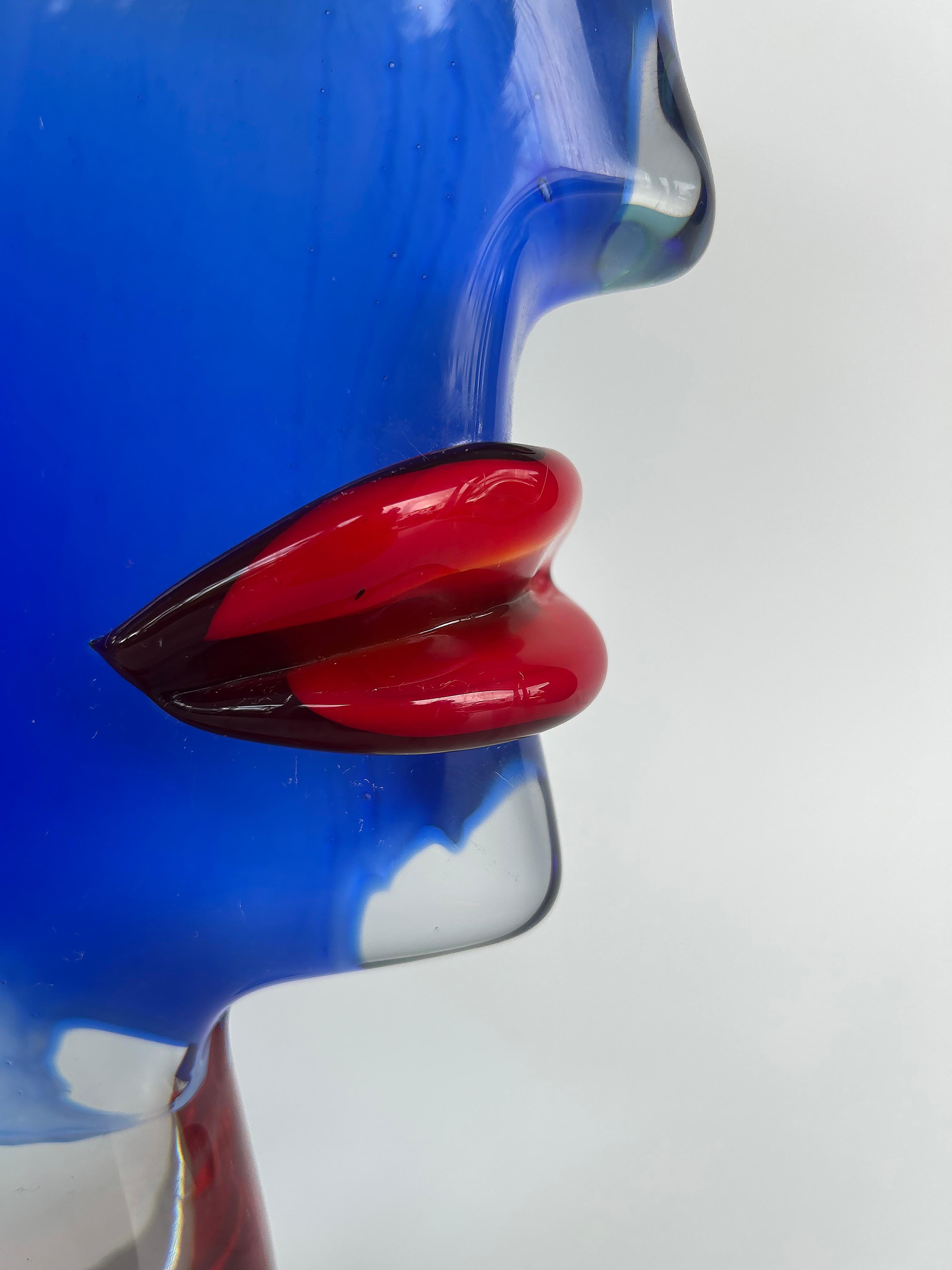 Murano Glass Sculpture After Picasso by Renato Anatra, Signed c1980 For Sale 4