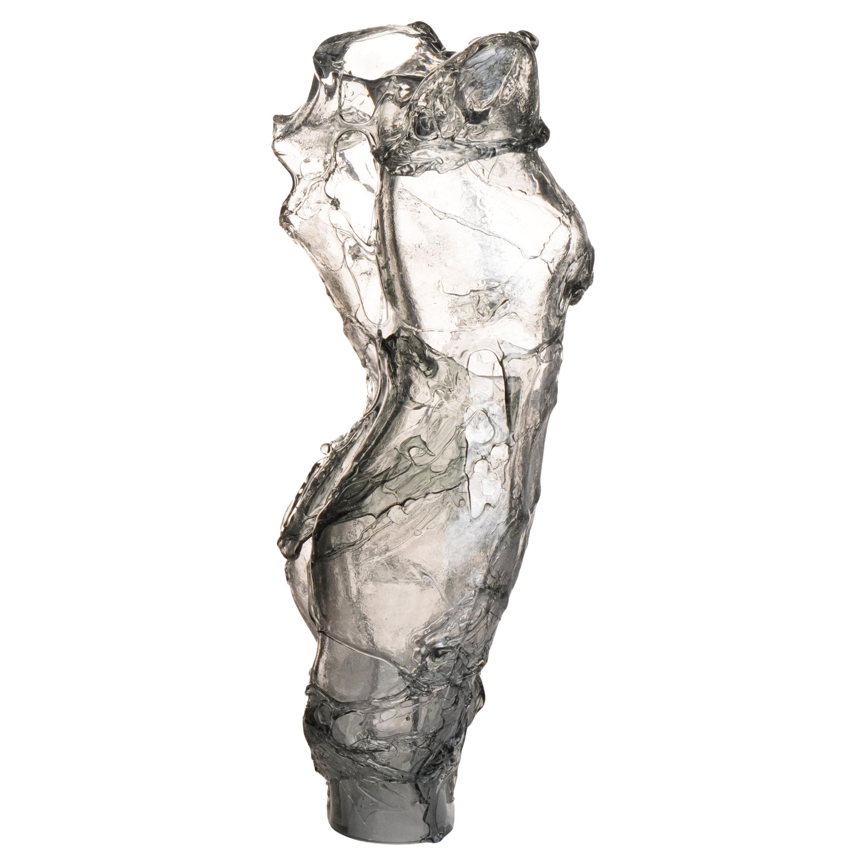 Moderno Murano Glass Sculpture – Beautiful Woman’s Busto in vendita