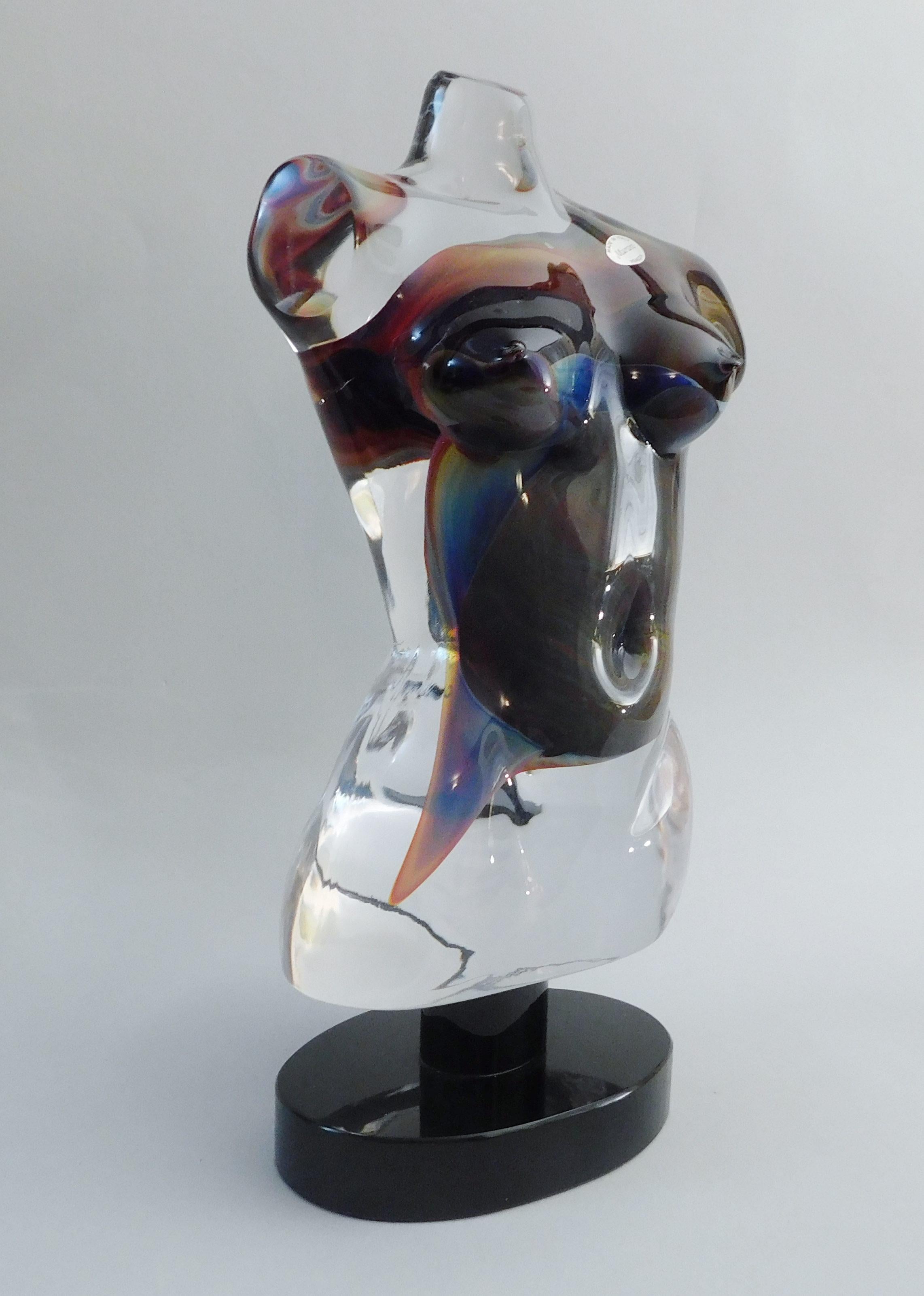 Murano-Glas-Skulptur von A. Maurizio (Moderne) im Angebot