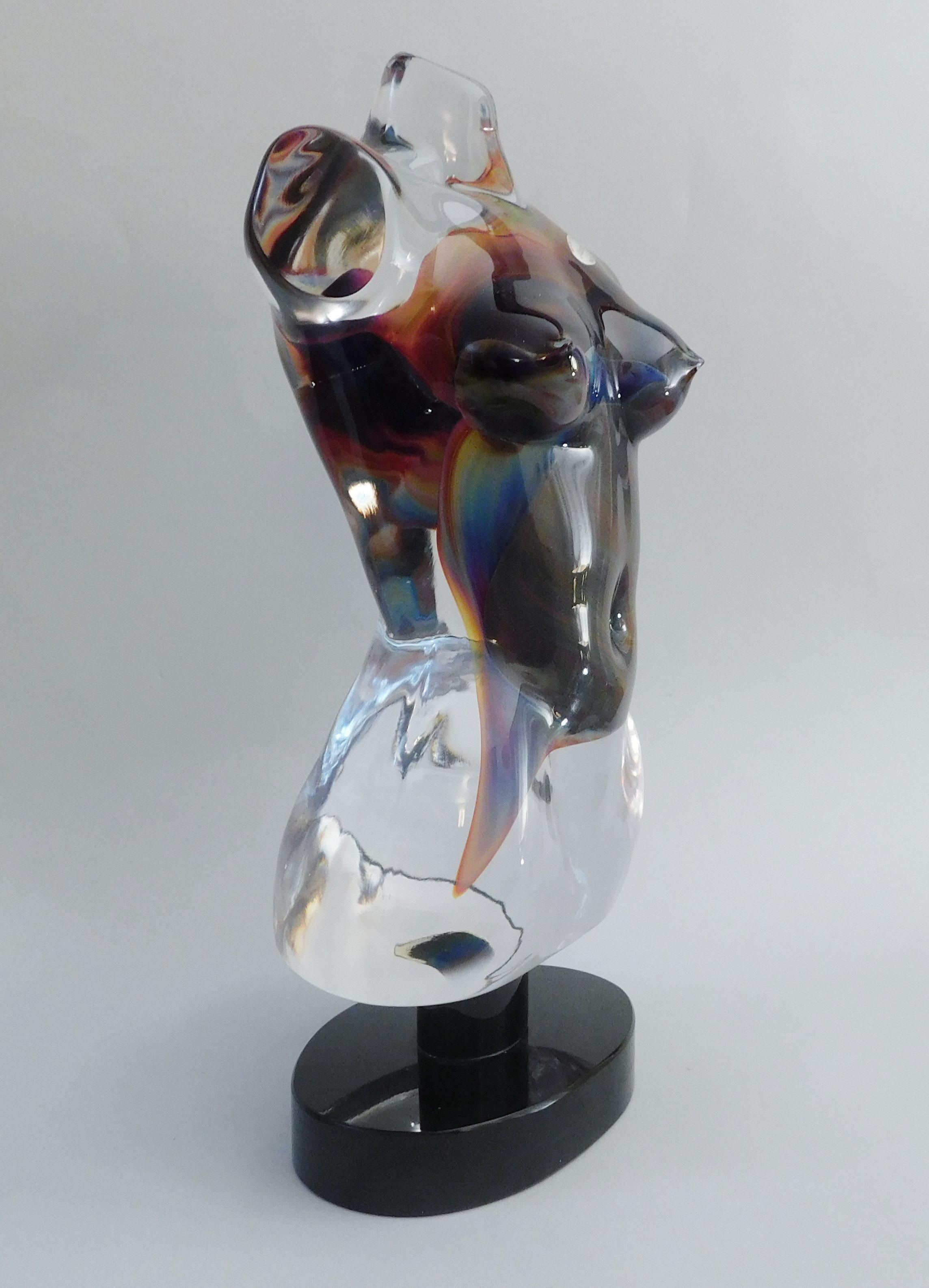 Murano-Glas-Skulptur von A. Maurizio (Italienisch) im Angebot