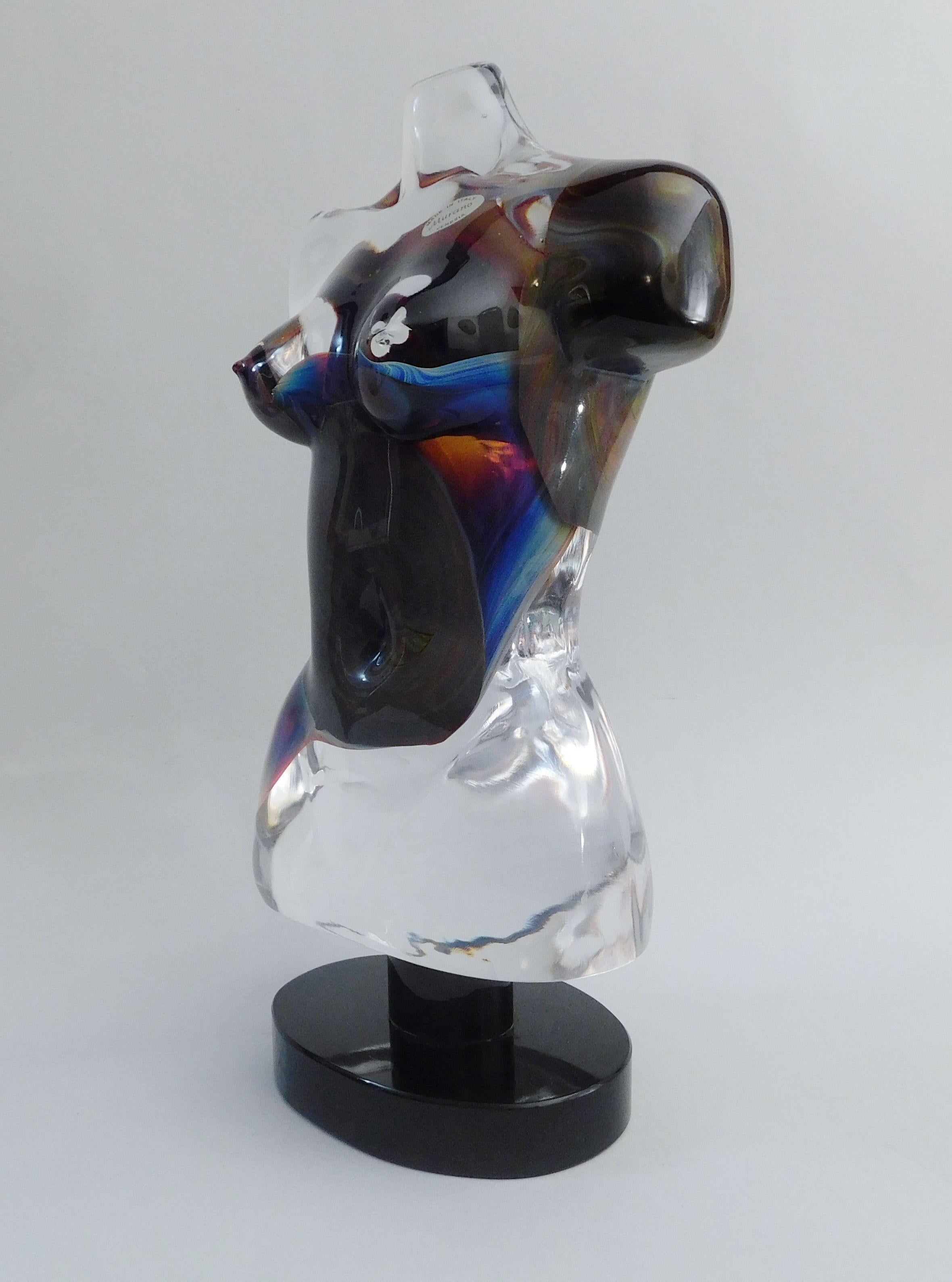 Murano-Glas-Skulptur von A. Maurizio im Zustand „Gut“ im Angebot in Los Angeles, CA