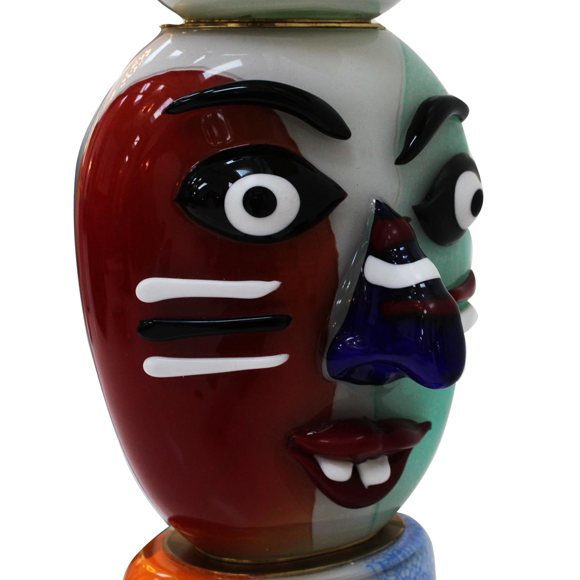 Escultura de cristal de Murano de mediados de siglo de Alessandro Barbaro. Italia, años 70. en venta 1