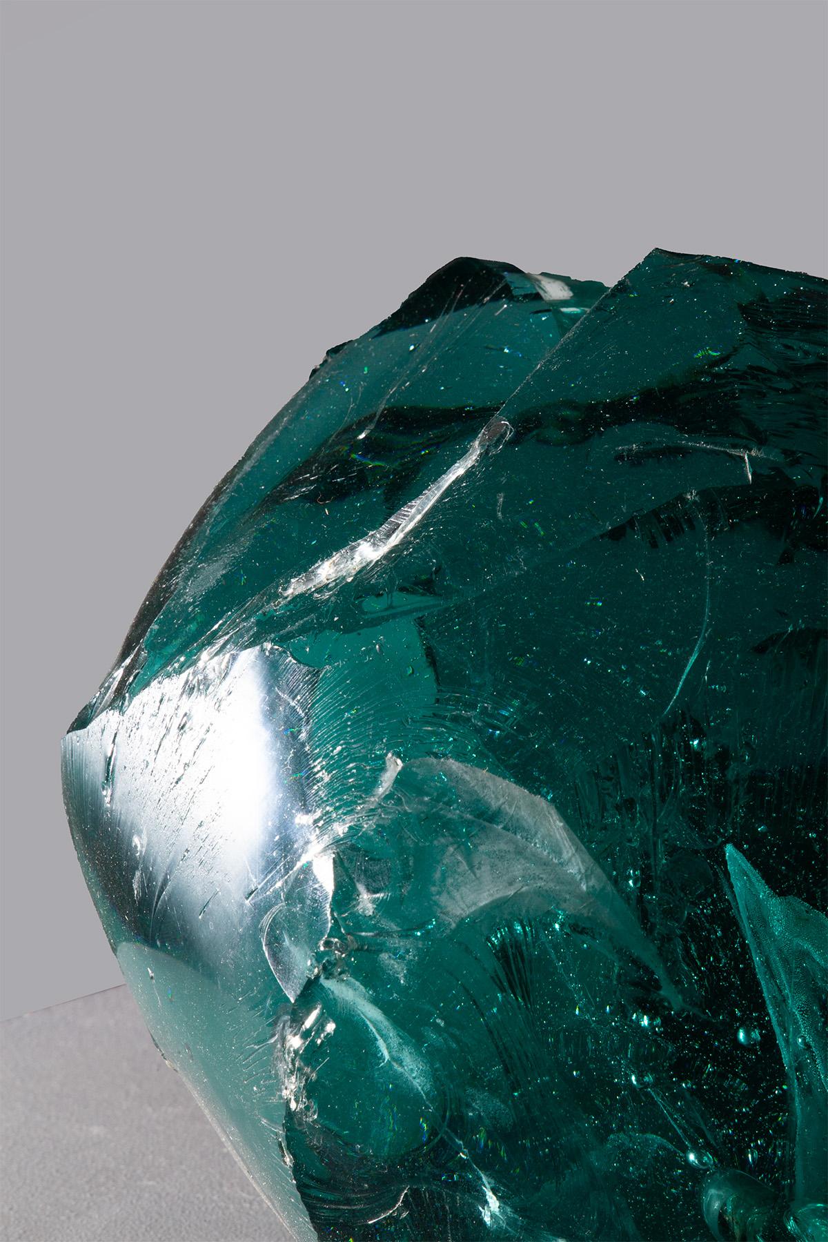 Italian Murano Glass Sculpture in crystal 5