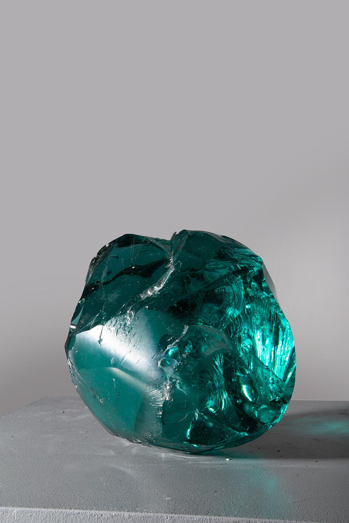 Italian Murano Glass Sculpture in crystal 2