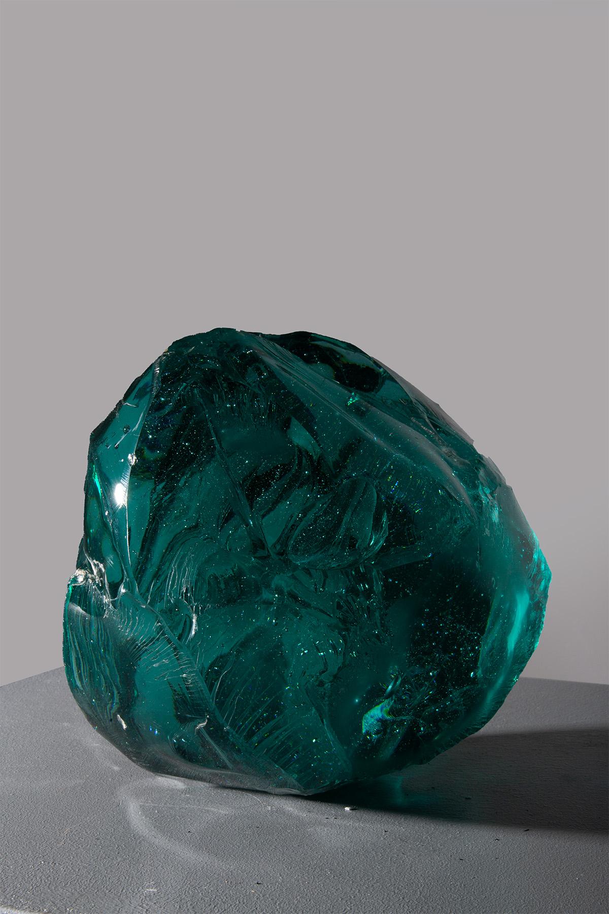 Italian Murano Glass Sculpture in crystal 3