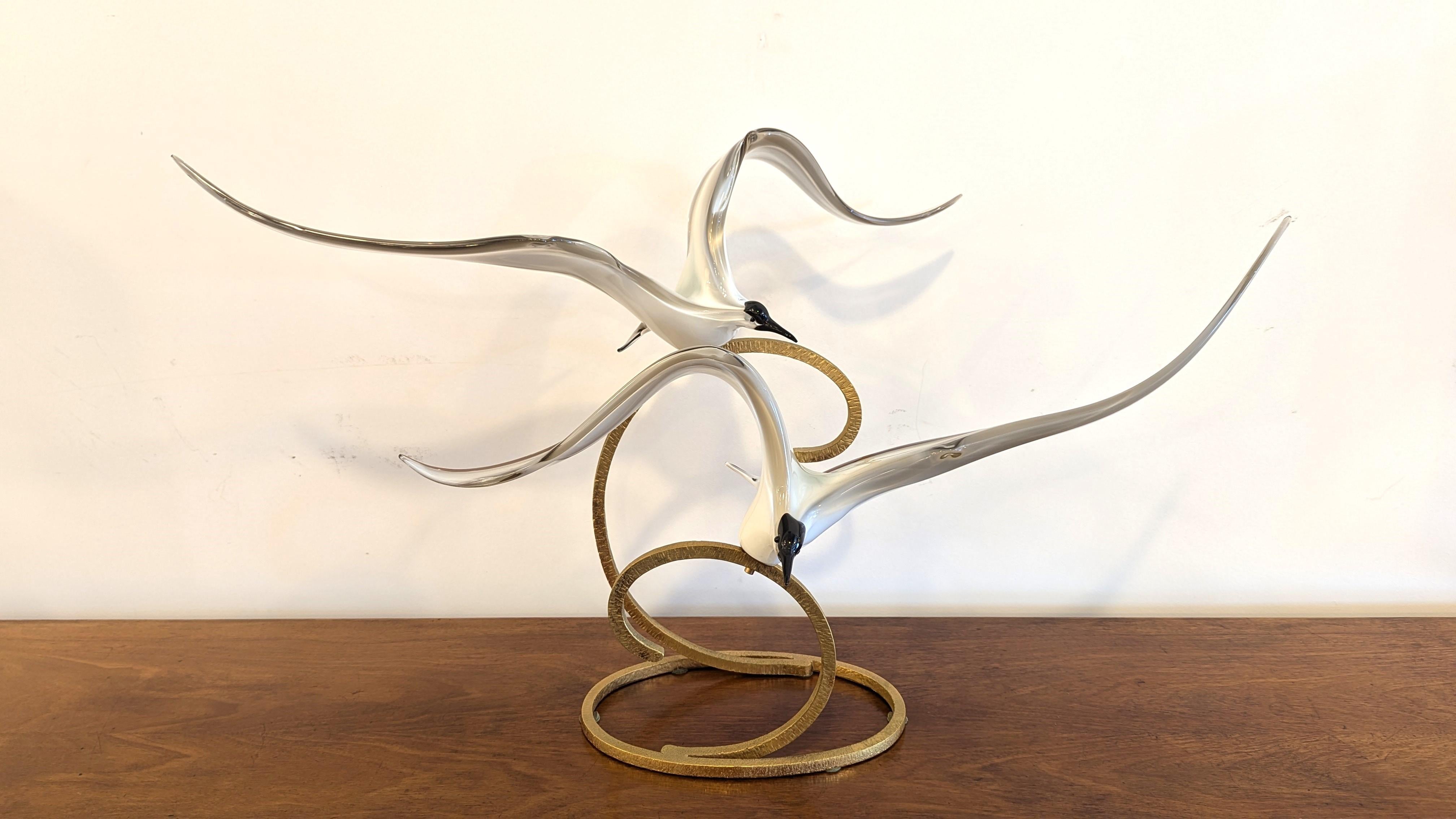 Mid-Century moderno Scultura in vetro di Murano di Licio Zanetti 