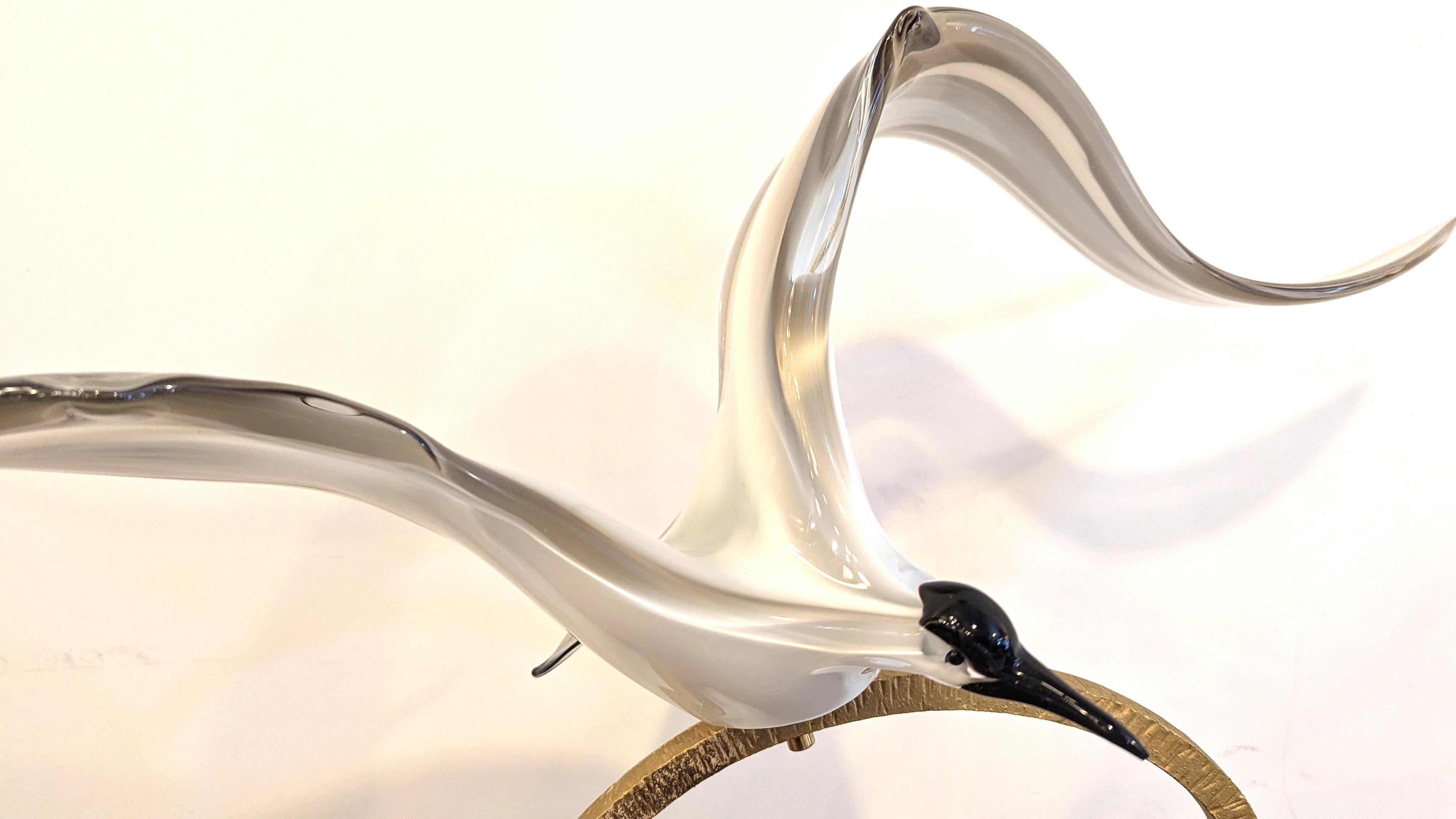 Italiano Scultura in vetro di Murano di Licio Zanetti 