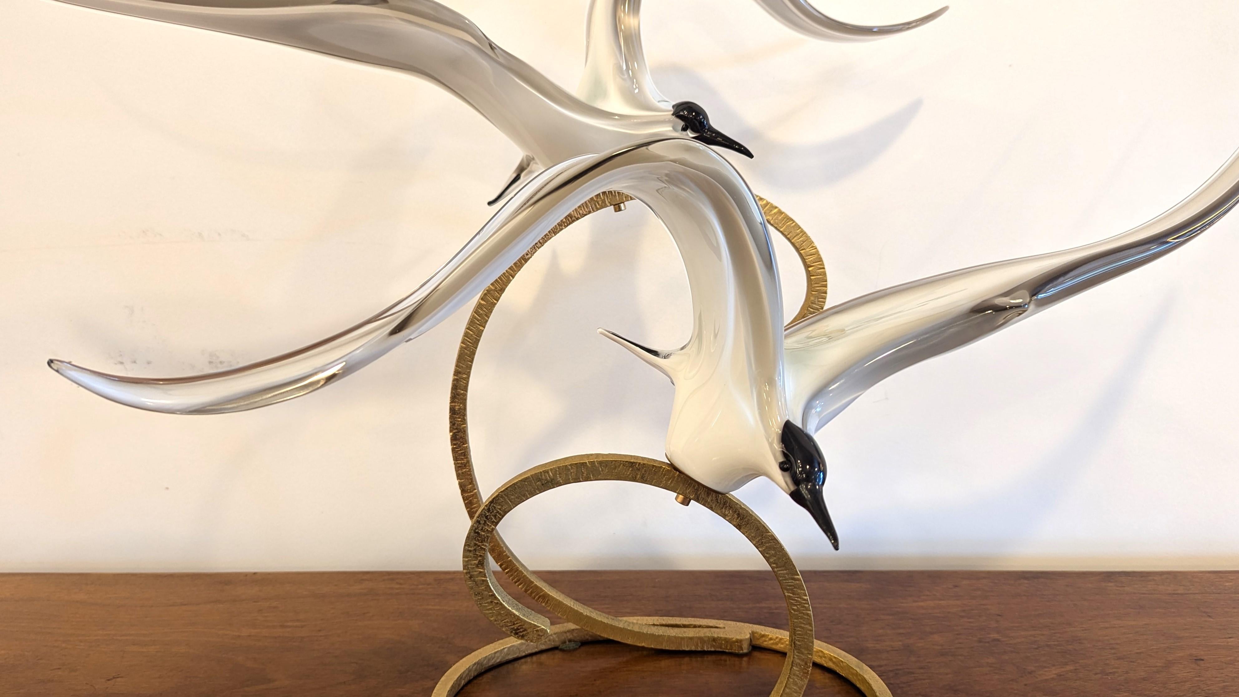 Fine XX secolo Scultura in vetro di Murano di Licio Zanetti 
