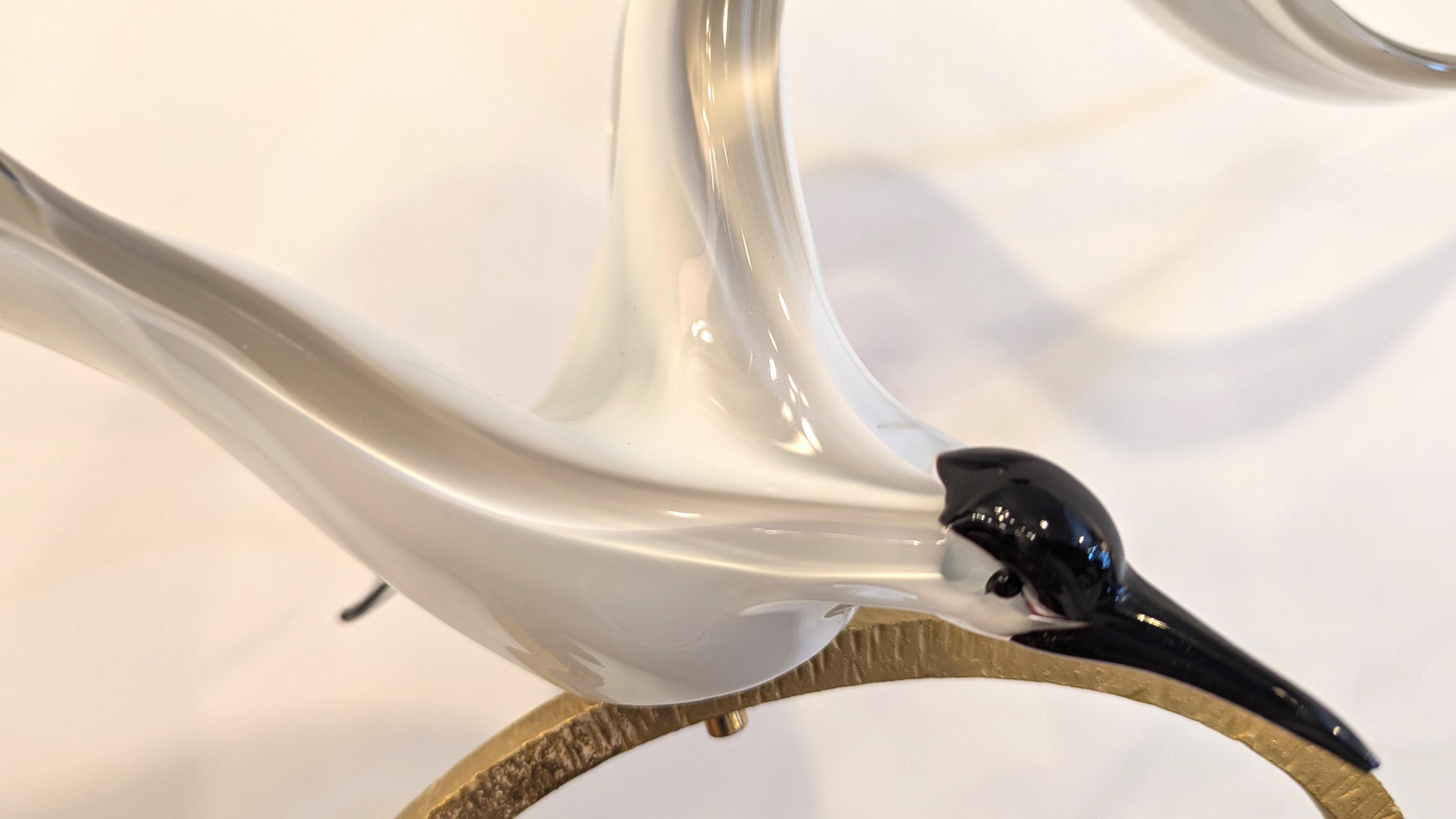 Ottone Scultura in vetro di Murano di Licio Zanetti 