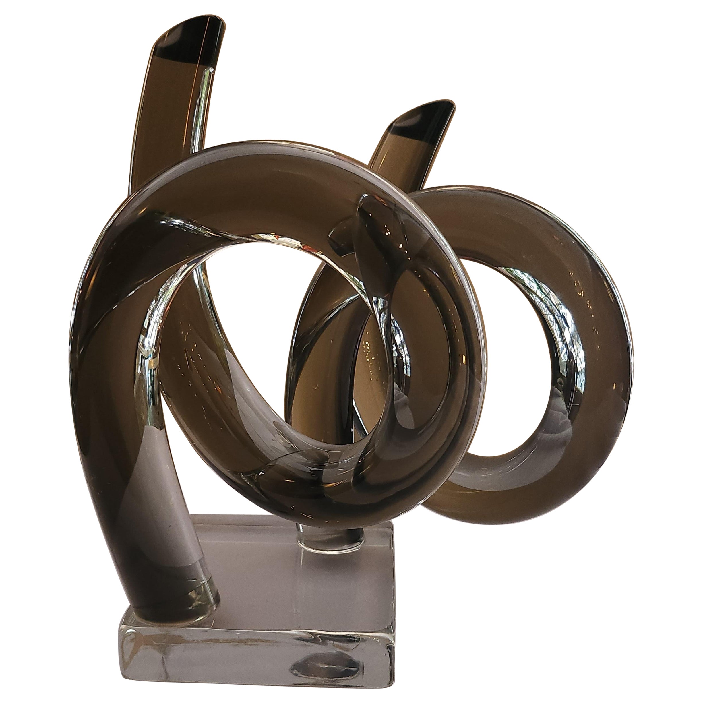 Sculpture en verre de Murano de Livio Seguso, 1970