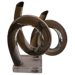 Sculpture en verre de Murano de Livio Seguso, 1970
