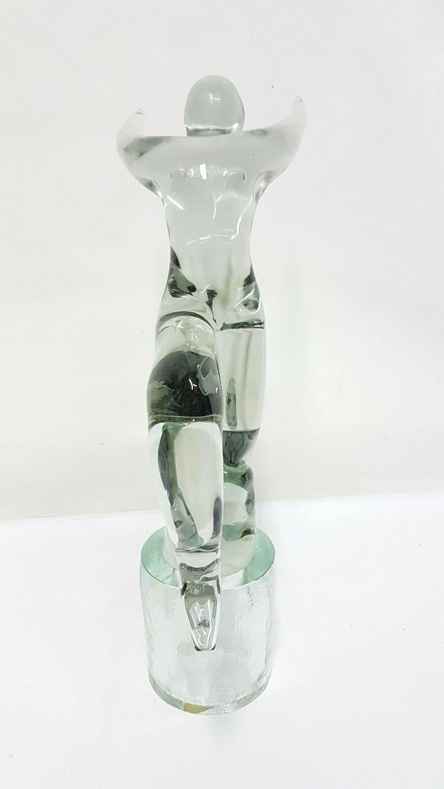Murano Glass Sculpture Designed by Renato Anatrà for Venier, 1970s For Sale 4