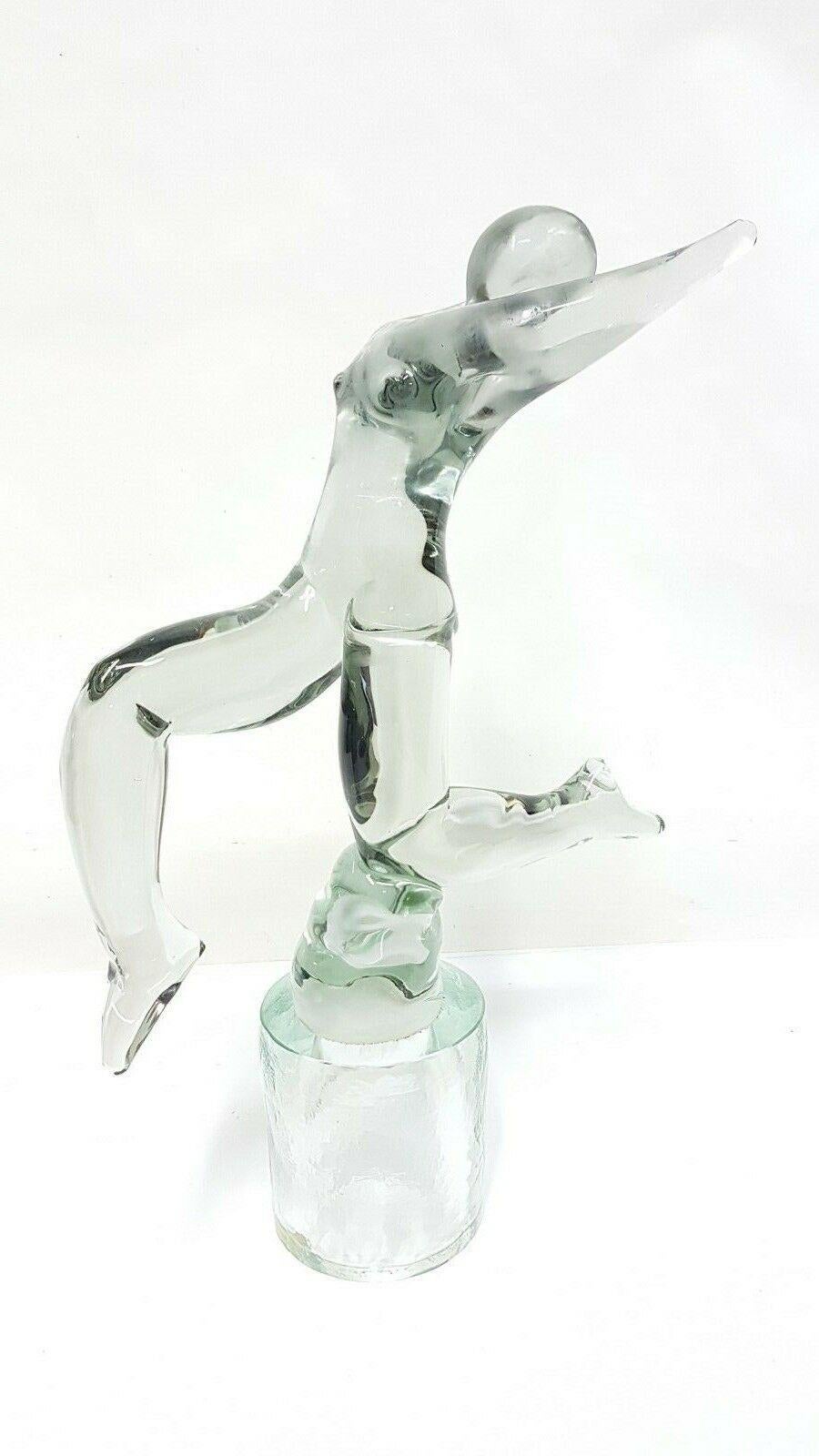 Murano Glass Sculpture Designed by Renato Anatrà for Venier, 1970s For Sale 5