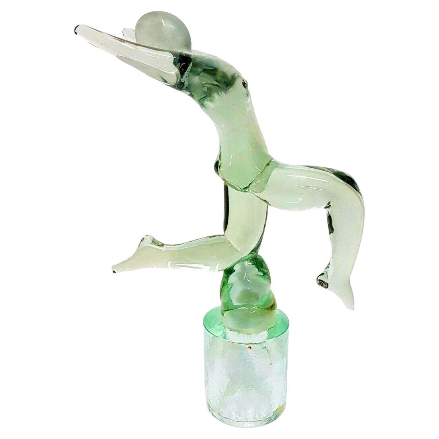 Murano Glass Sculpture Designed by Renato Anatrà for Venier, 1970s For Sale