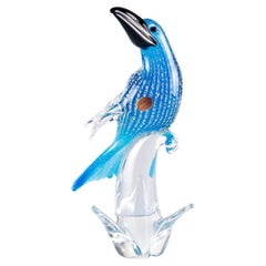 Murano Glass Sculpture of a Bird from Formia Murano, Italy, 1970s