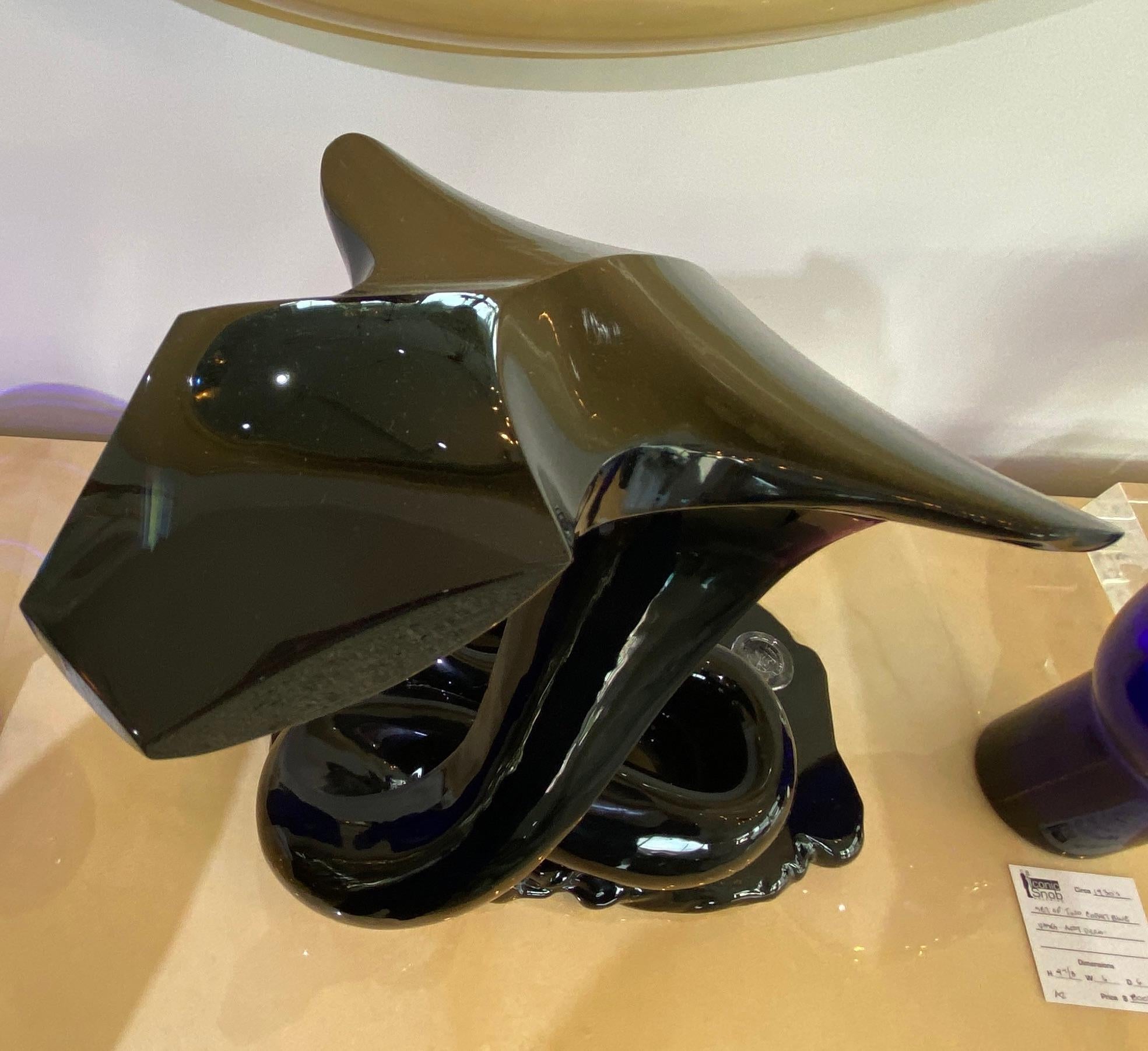 Murano Glass Sculpture of a Cobra by Loredano Rosin For Sale 9