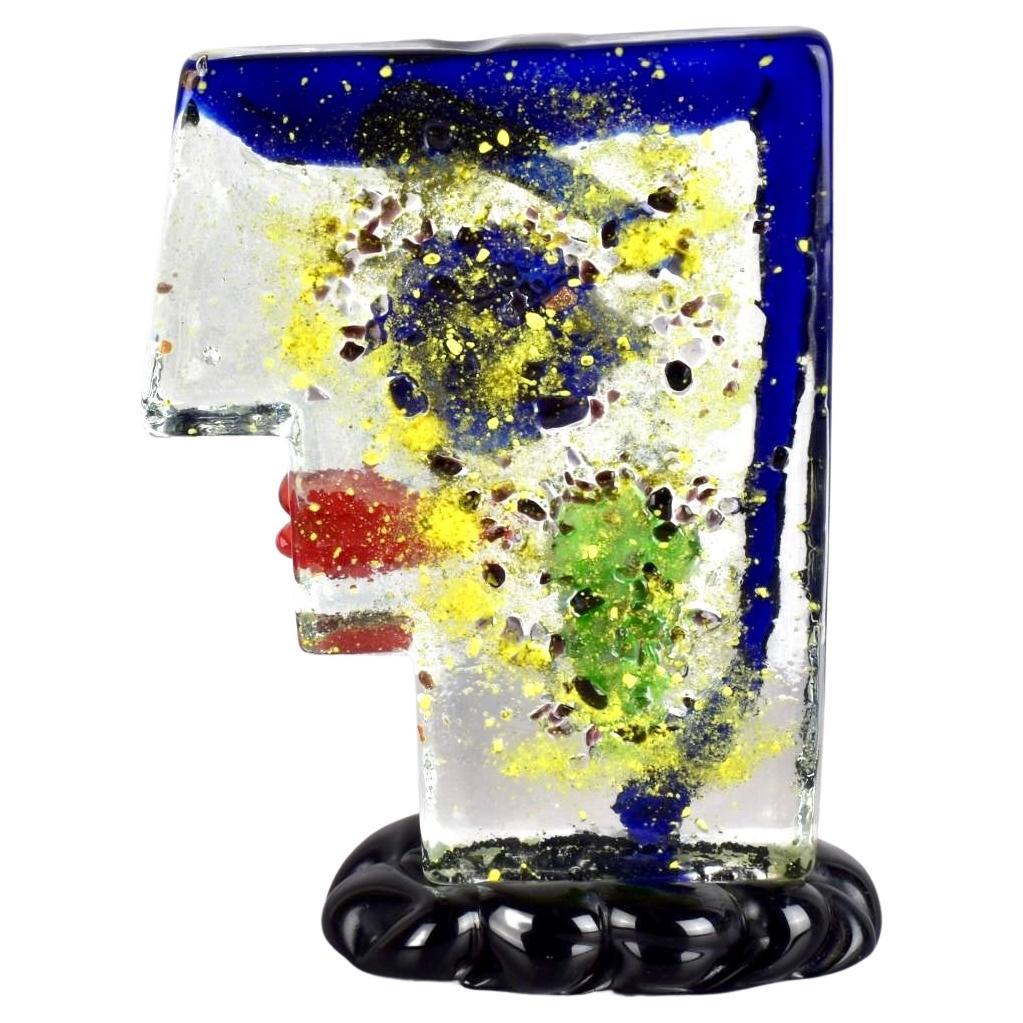 Vintage Murano Glasfigur mit dem Titel 