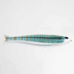 Murano glass sculpture representing a fish by Ken Scott, circa 1951, Italy