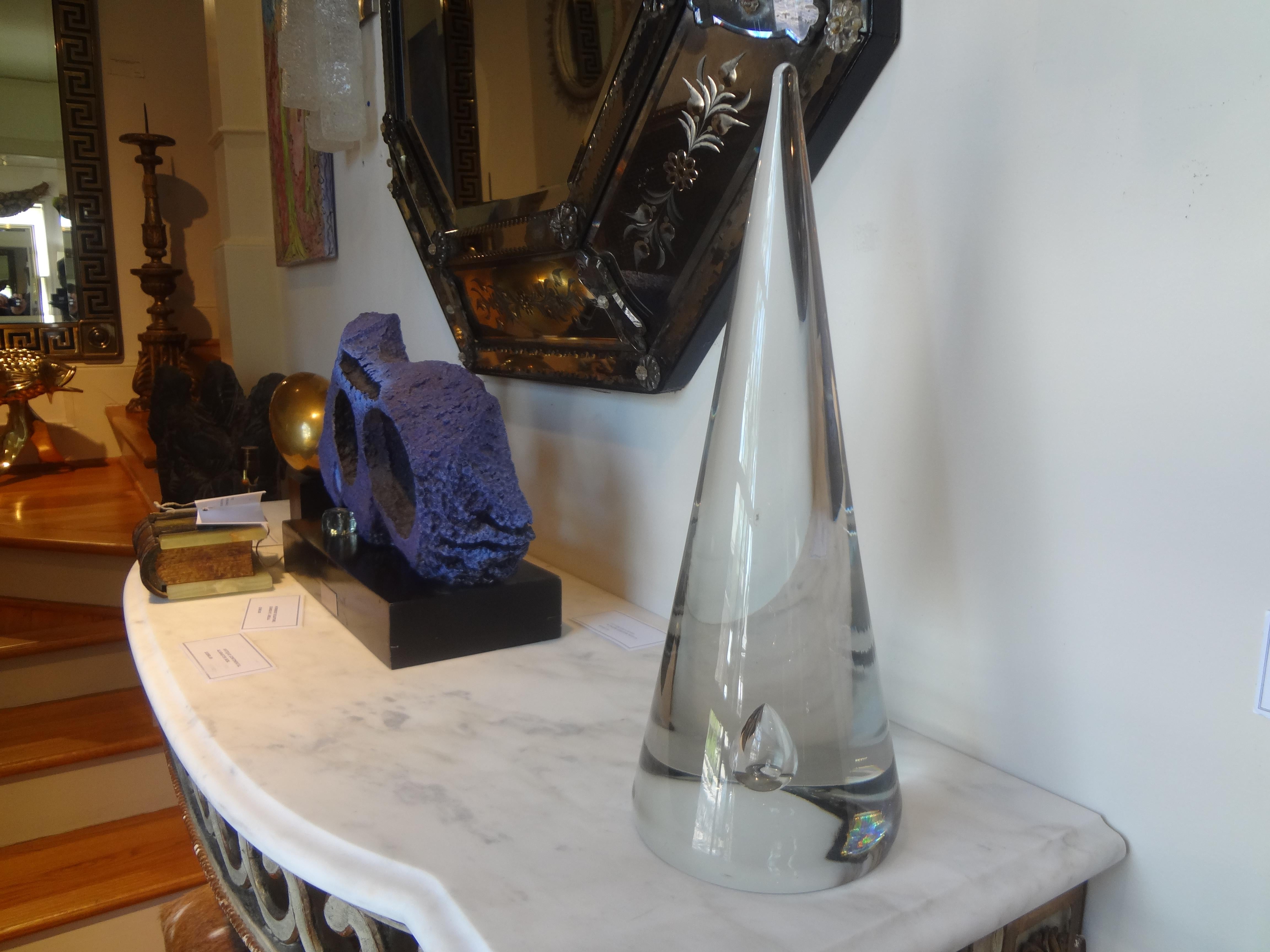 20th Century Murano Glass Sculpture Signed Barbini For Sale