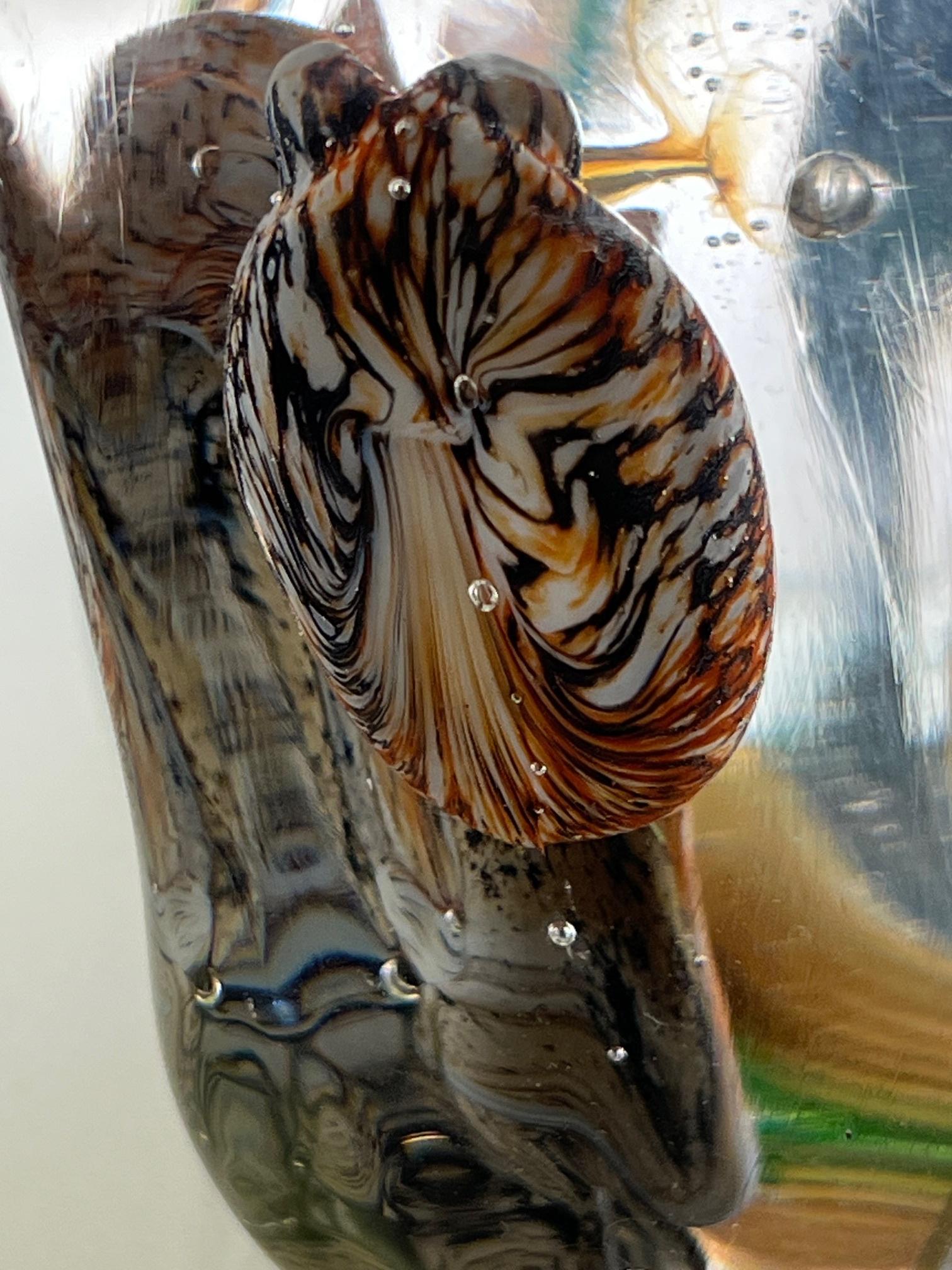 Escultura de cristal de Murano Vida Marina con Pulpo Firmada Pino Signoretto Hecho a mano en venta