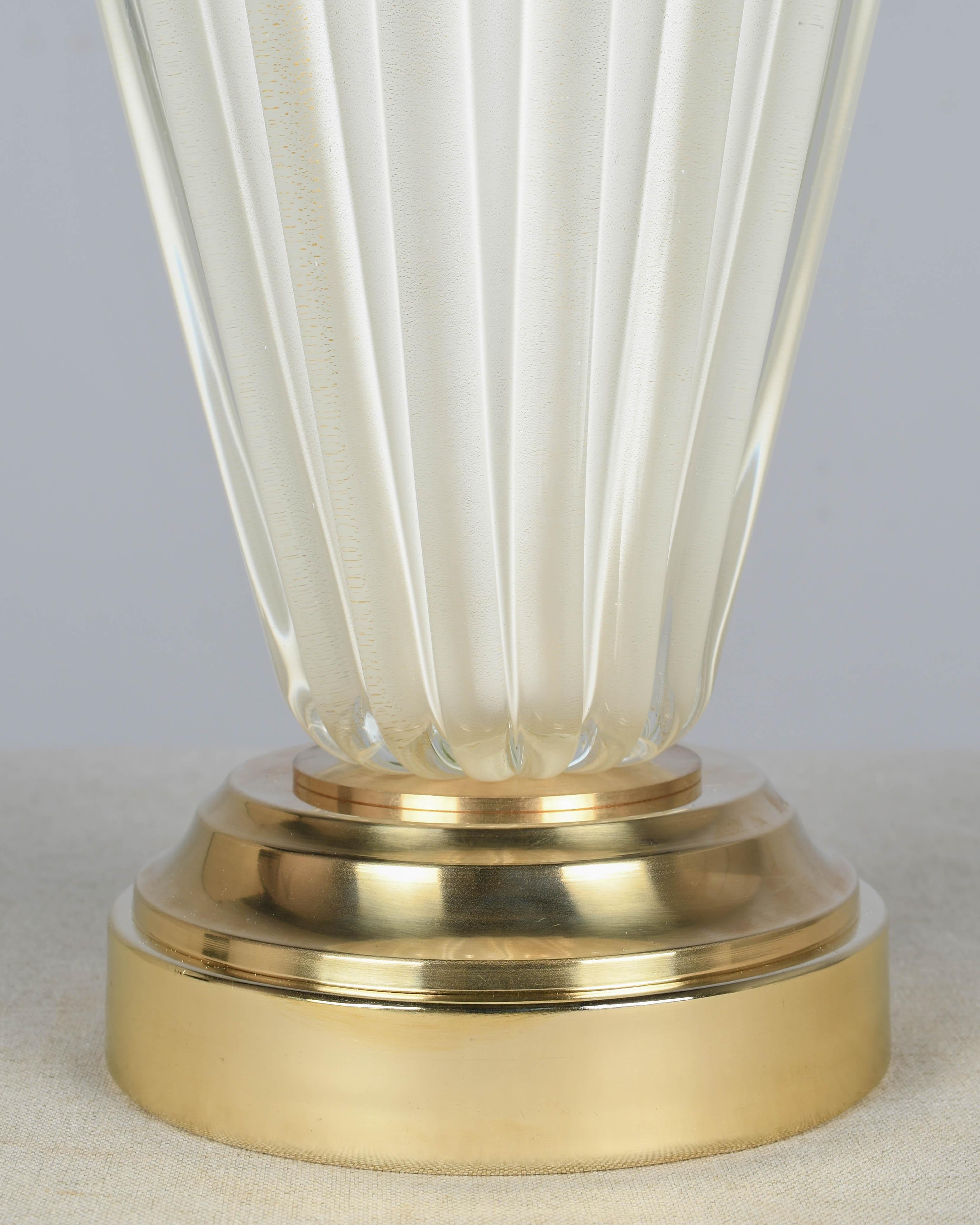 Lampada Seguso in vetro di Murano del Medioevo in vendita 3