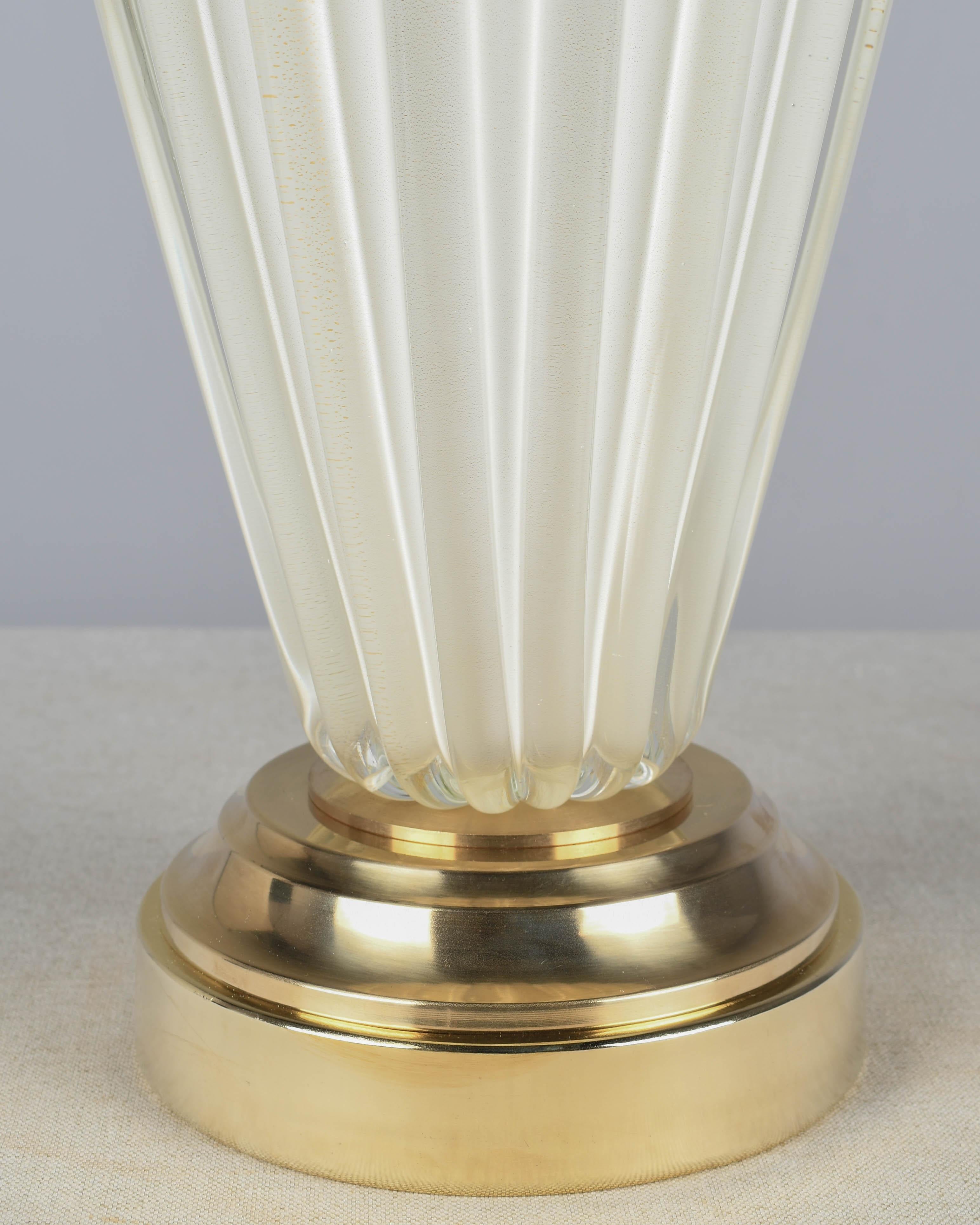 Lampada Seguso in vetro di Murano del Medioevo in vendita 4