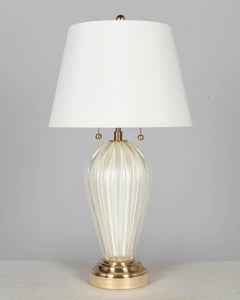 Lámpara de cristal de Murano Seguso Mid Century