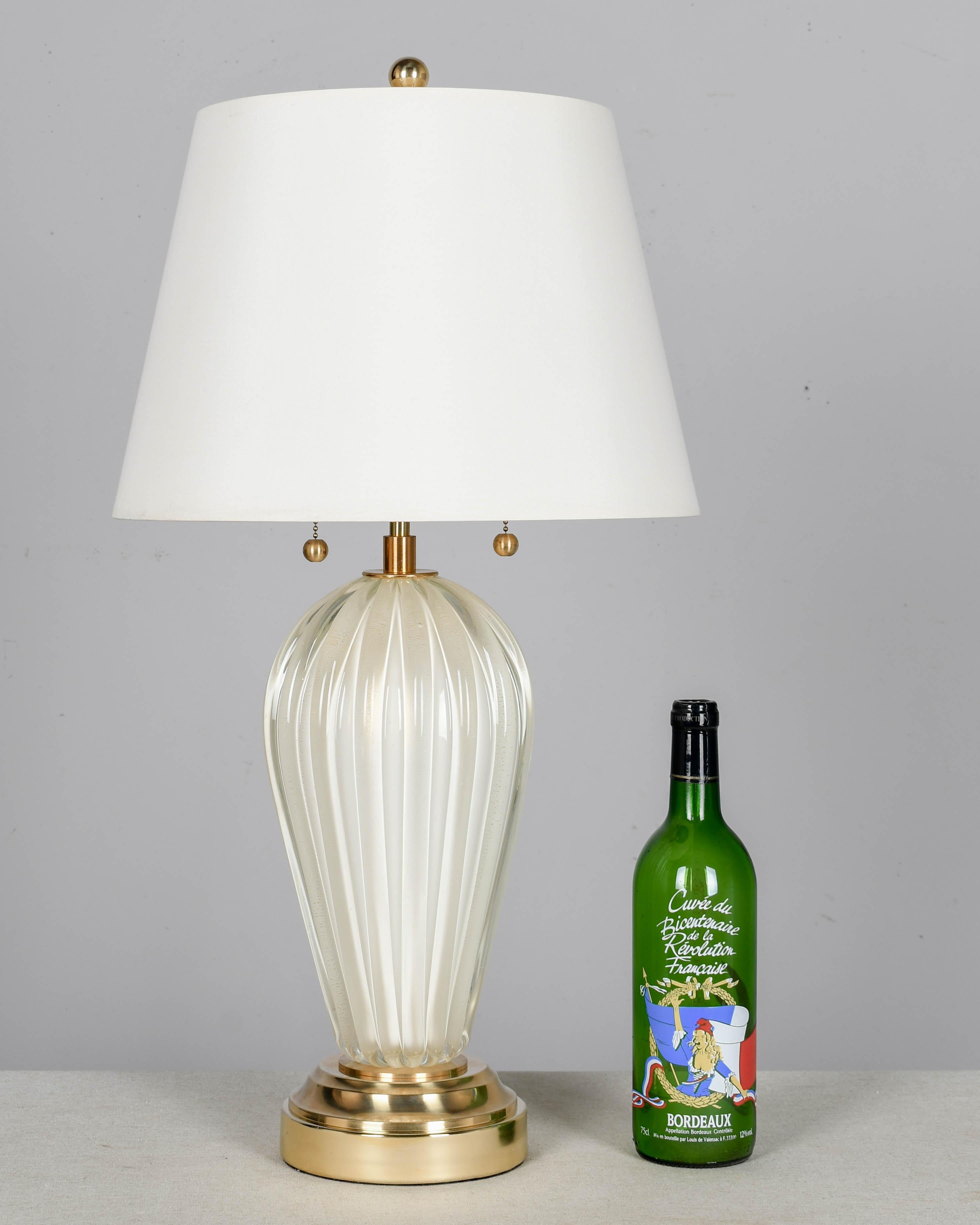 Mid-Century moderno Lampada Seguso in vetro di Murano del Medioevo in vendita