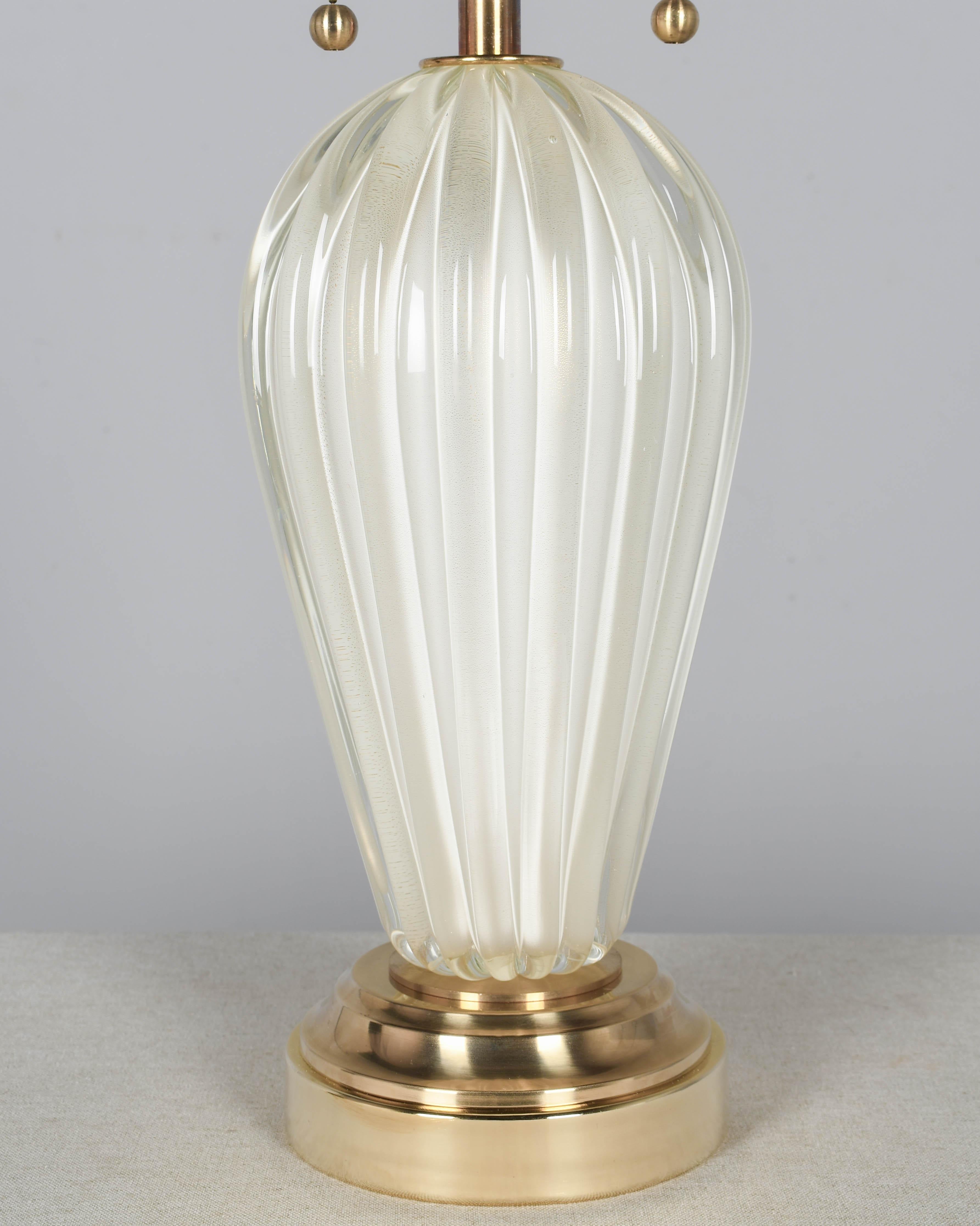 Lampada Seguso in vetro di Murano del Medioevo In condizioni buone in vendita a Winter Park, FL