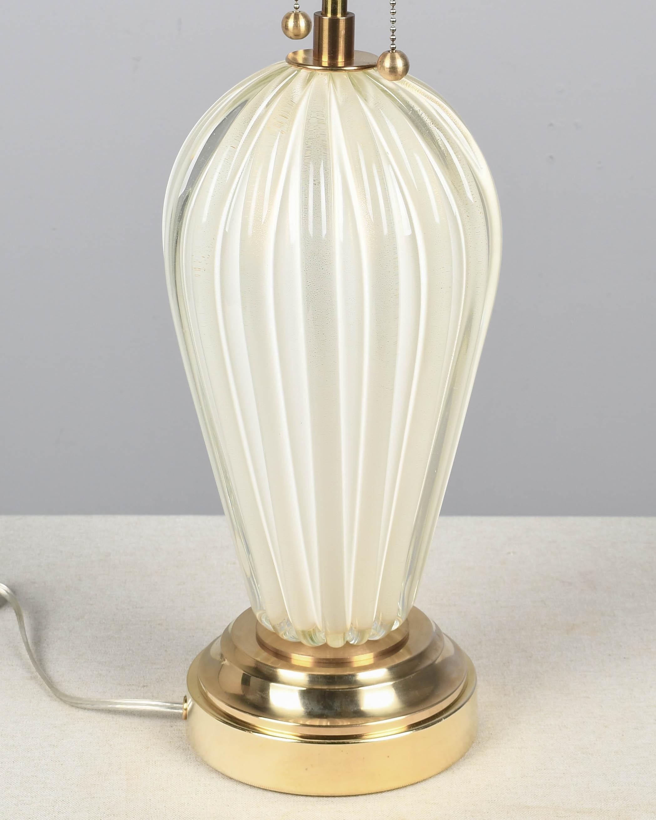 Vetro artistico Lampada Seguso in vetro di Murano del Medioevo in vendita