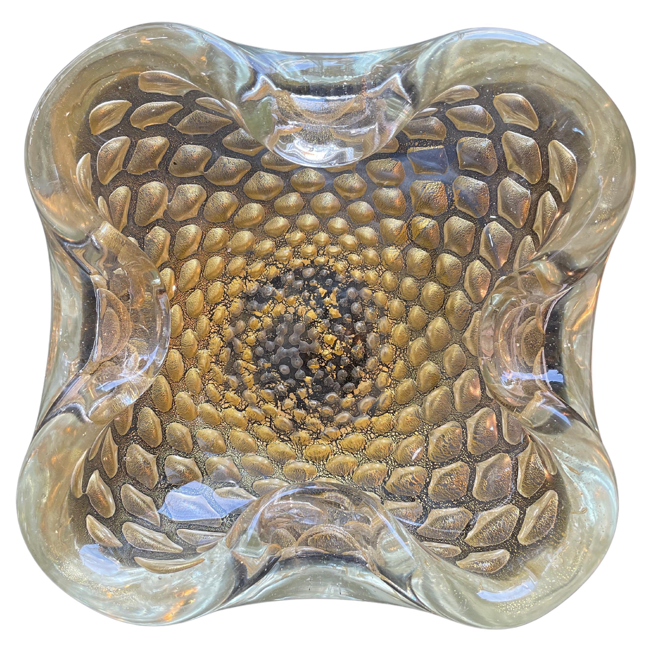 Murano Glass Serving Dish For Sale