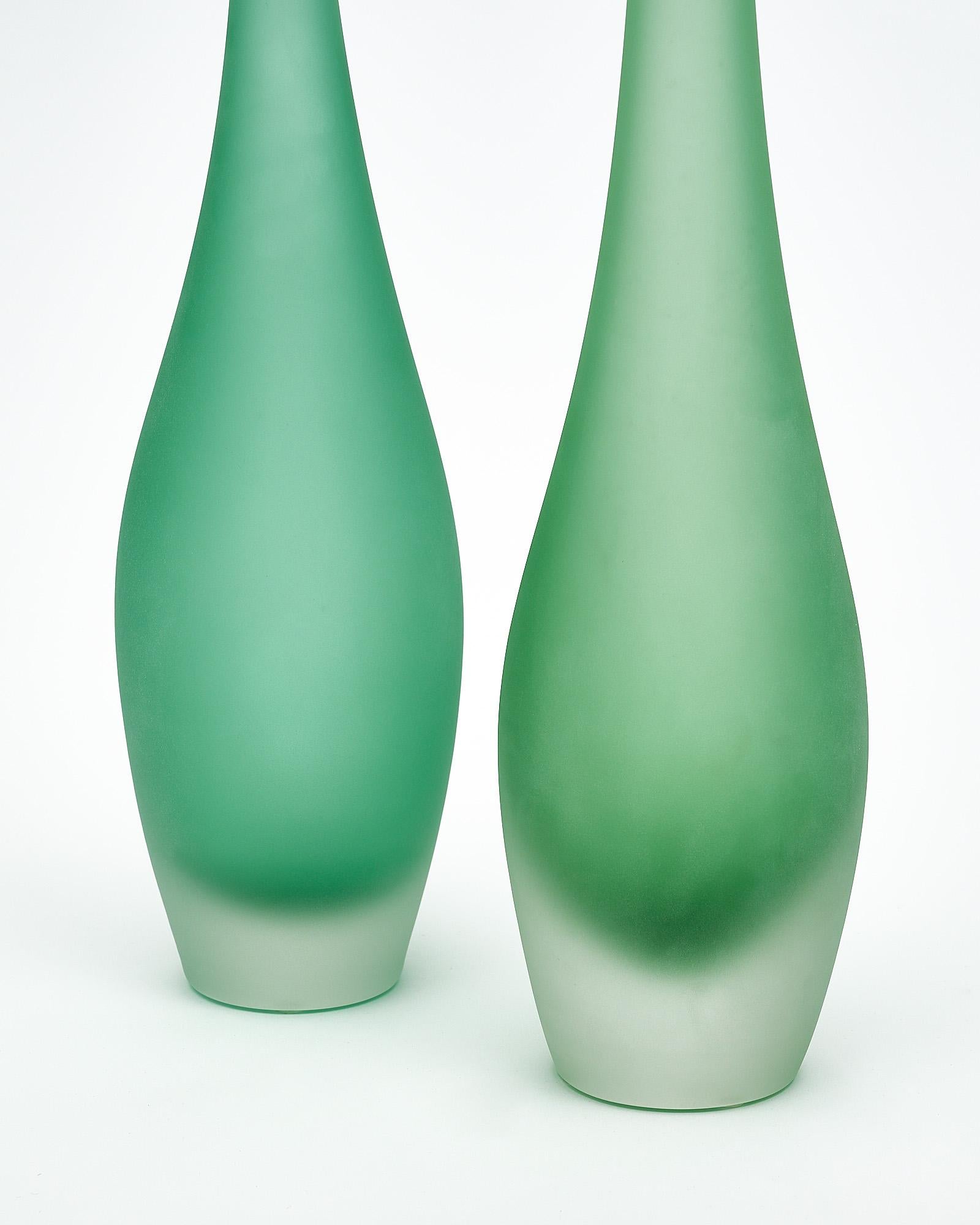 Set di vasi flute in vetro di Murano in vendita 2