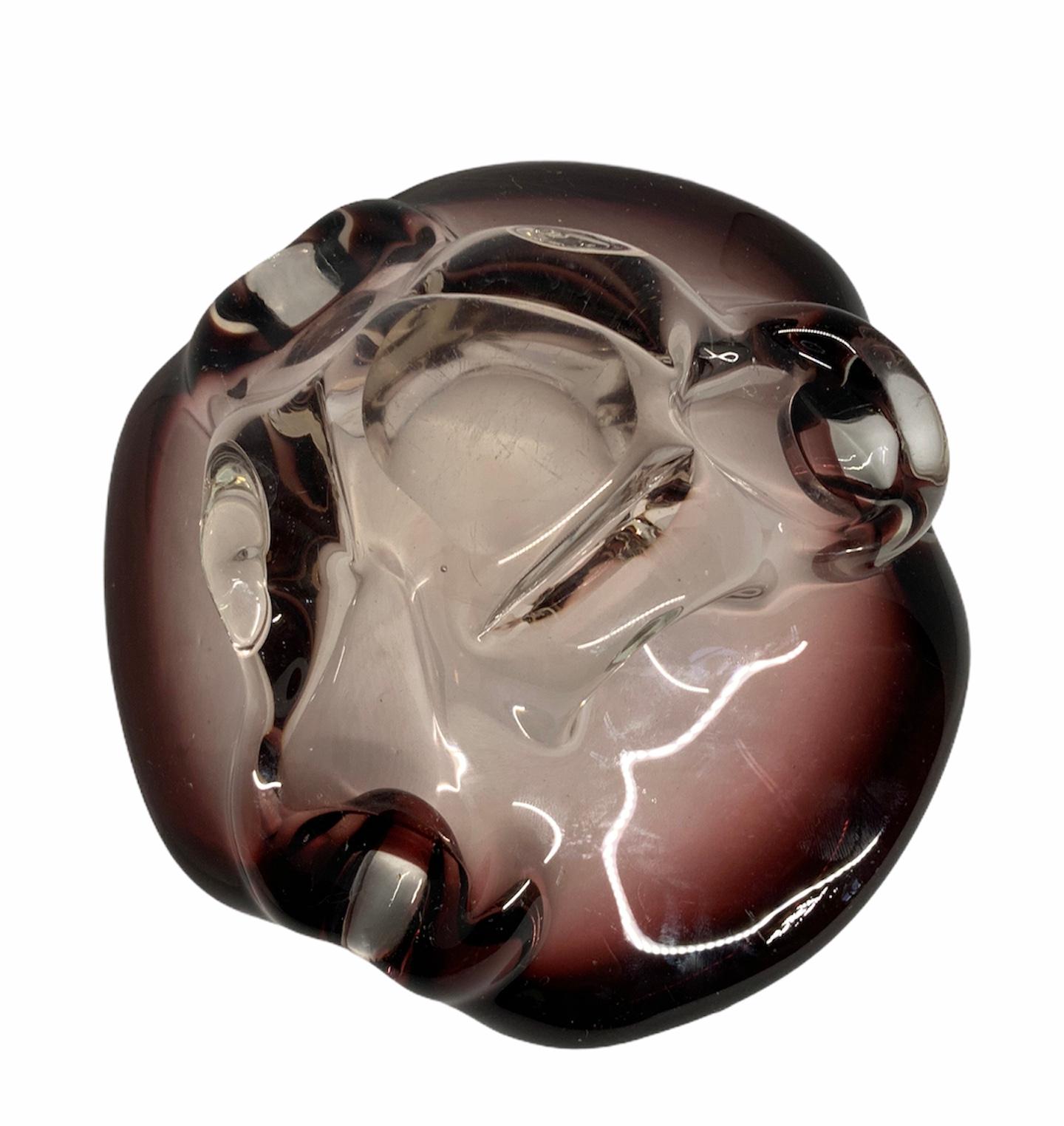Murano Glass Shamrock Shaped Bowl 4
