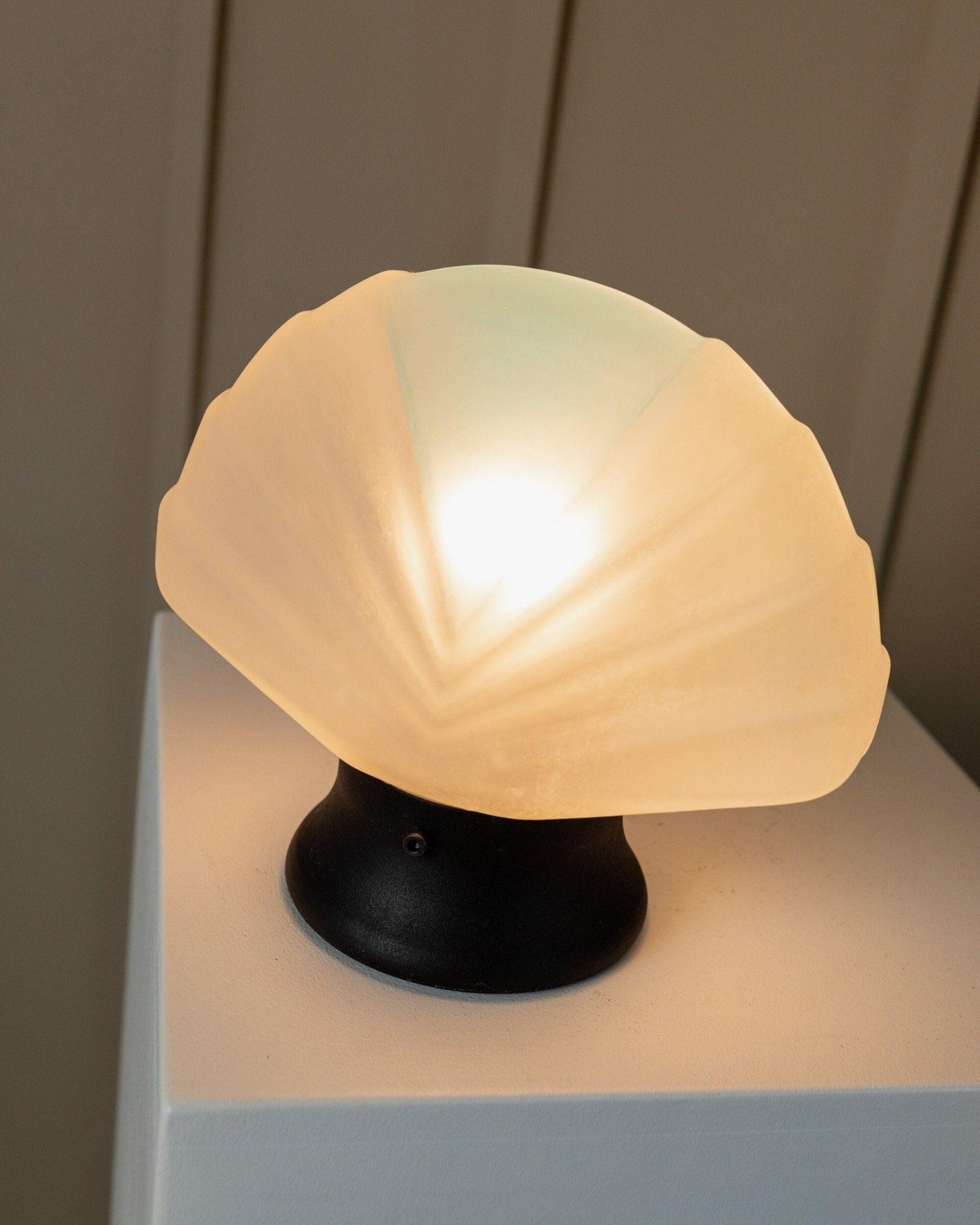 Lámparas de concha de cristal de Murano, Italia, años 80 en Bueno estado para la venta en Montecalvoli, IT