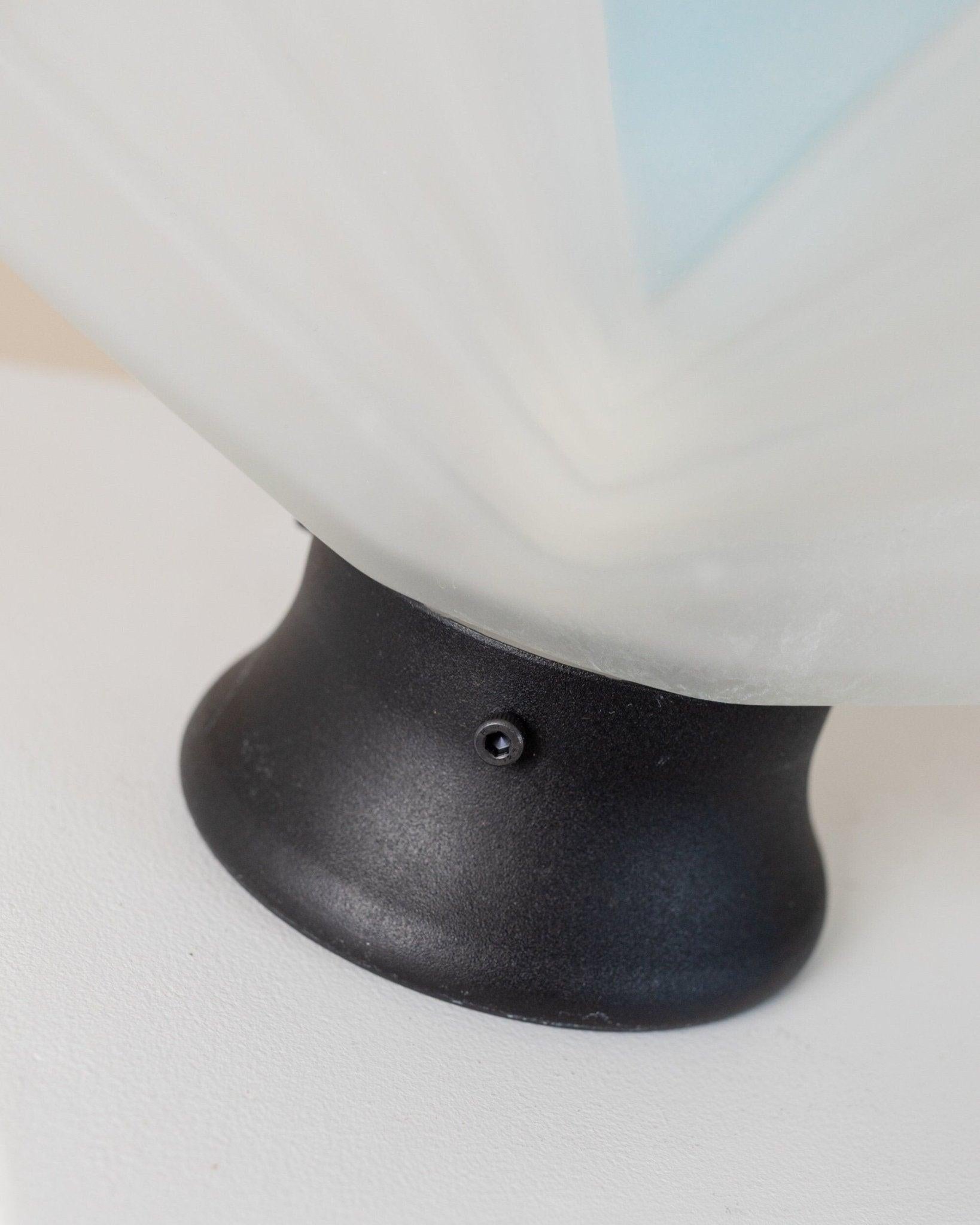 Lámparas de concha de cristal de Murano, Italia, años 80 Cristal de Murano en venta