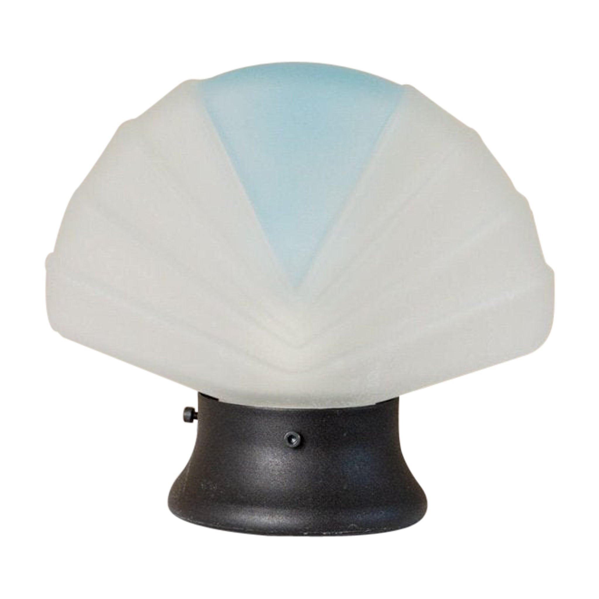 Lámparas de concha de cristal de Murano, Italia, años 80 en venta